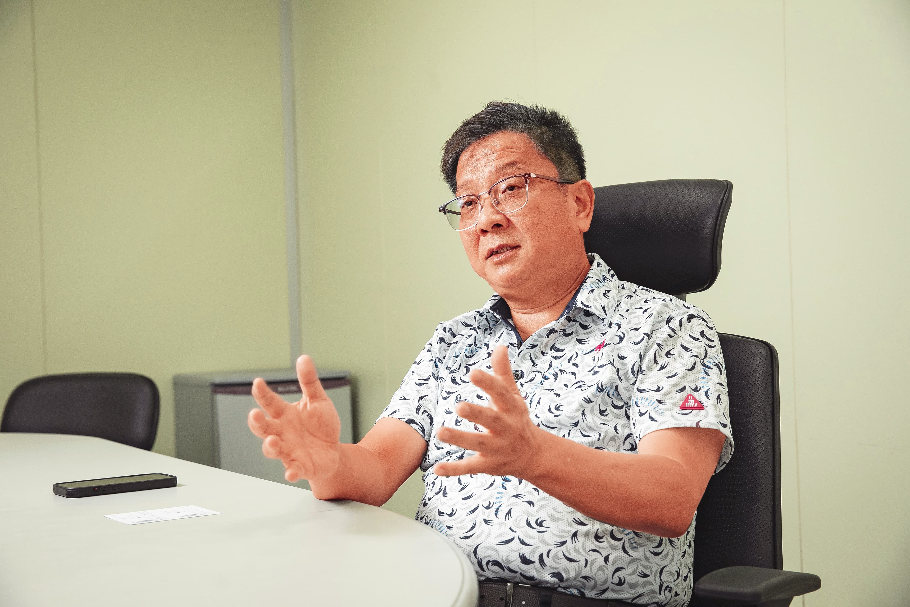 碩正董事長楊允斌表示，公司正持續擴廠，以因應先進封裝需求爆發期。