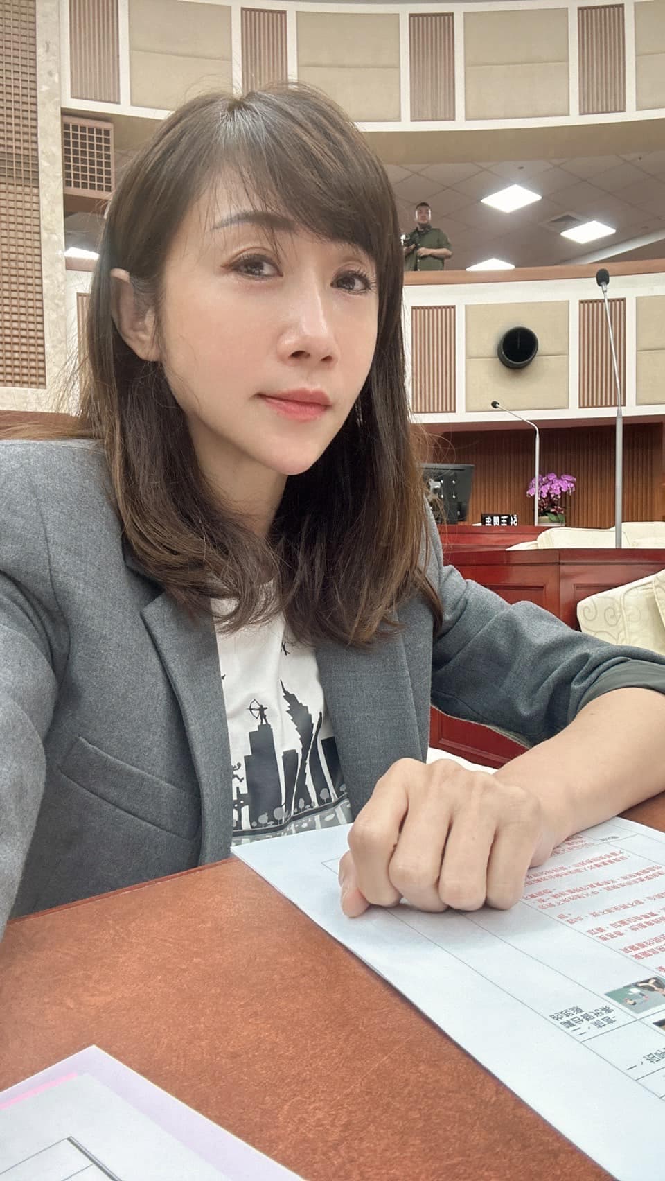 近來「青鳥行動」頻遭有心人士抹黃，許淑華向警局告發假消息。（翻攝自許淑華Hsu Shu-Hua臉書）