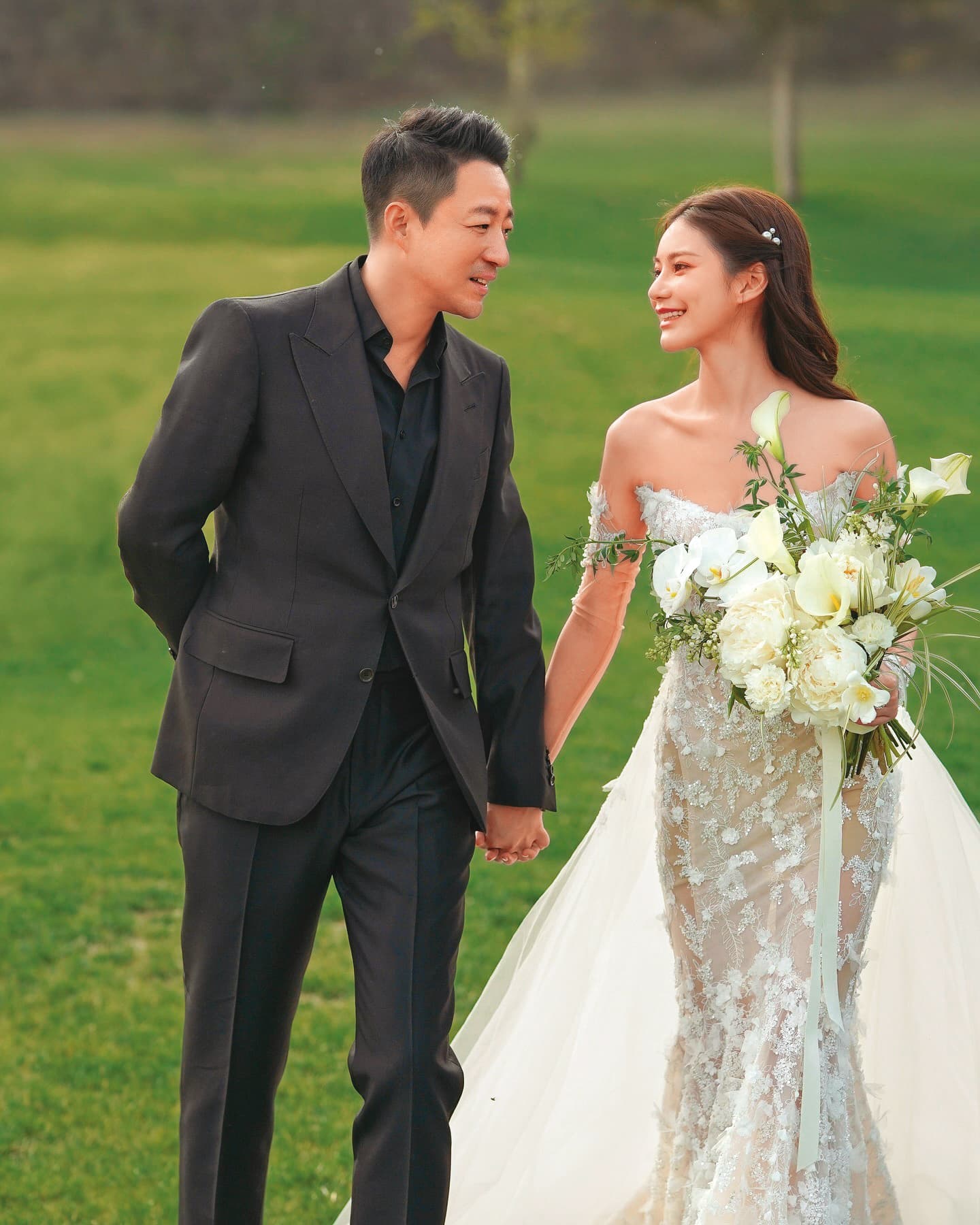 汪小菲和馬筱梅去年在北京舉行婚禮。（翻攝自馬筱梅IG）