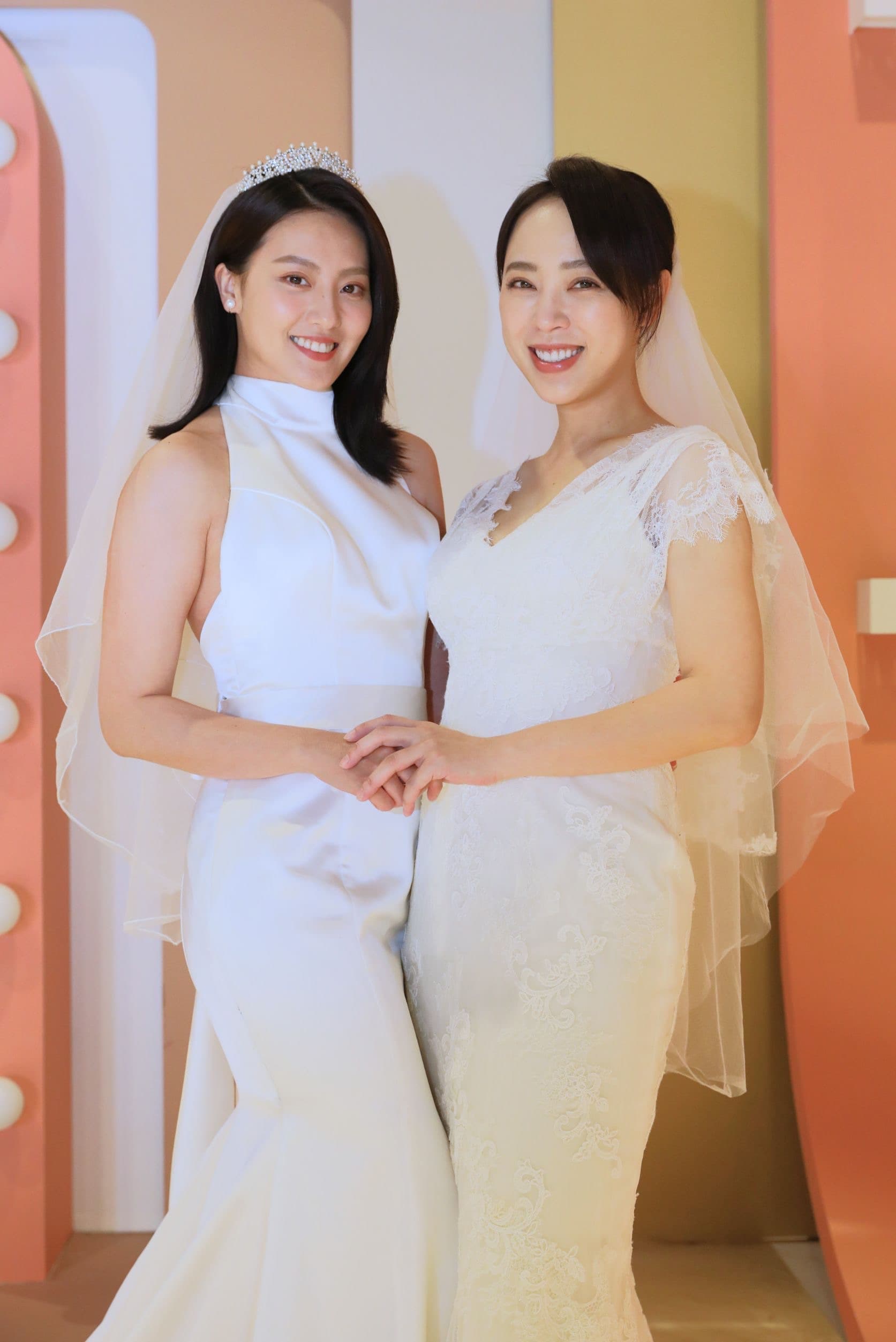 婚禮變「死亡派對」，顏曉筠（左）、林筳諭（勇兔）成情敵。（民視提供）