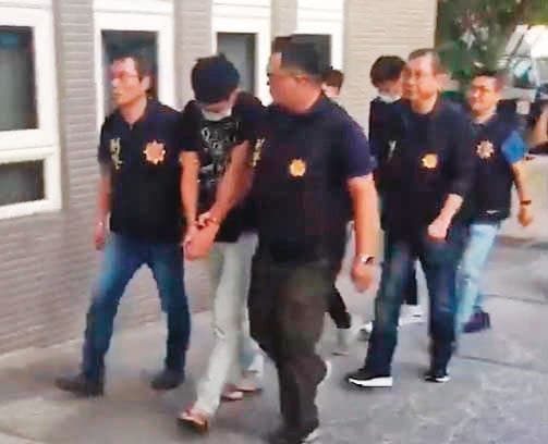 警方將李政達、李之楷、蔡信佑等3名歹徒逮捕到案，移送法辦。（民眾提供）