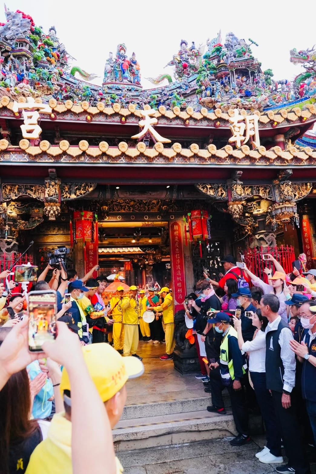 白沙屯媽祖北港進香活動今（12）日晚間正式起駕。（翻攝白沙屯拱天宮臉書官網）