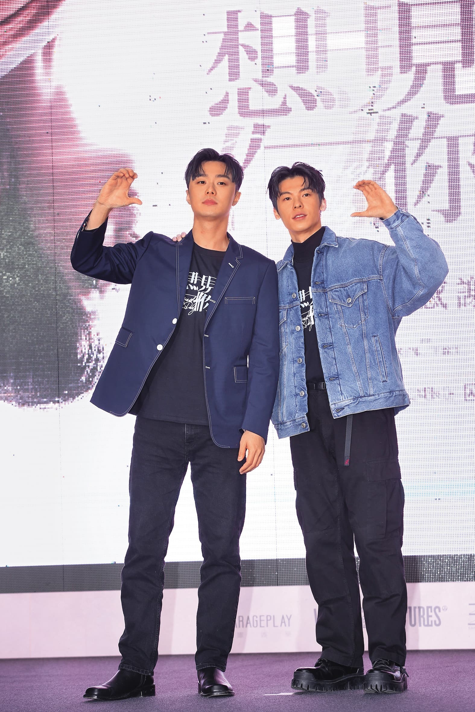 一同演出《想見你》的許光漢（右）已成亞洲紅星，人氣不低的施柏宇（左）也努力拓展國際市場。