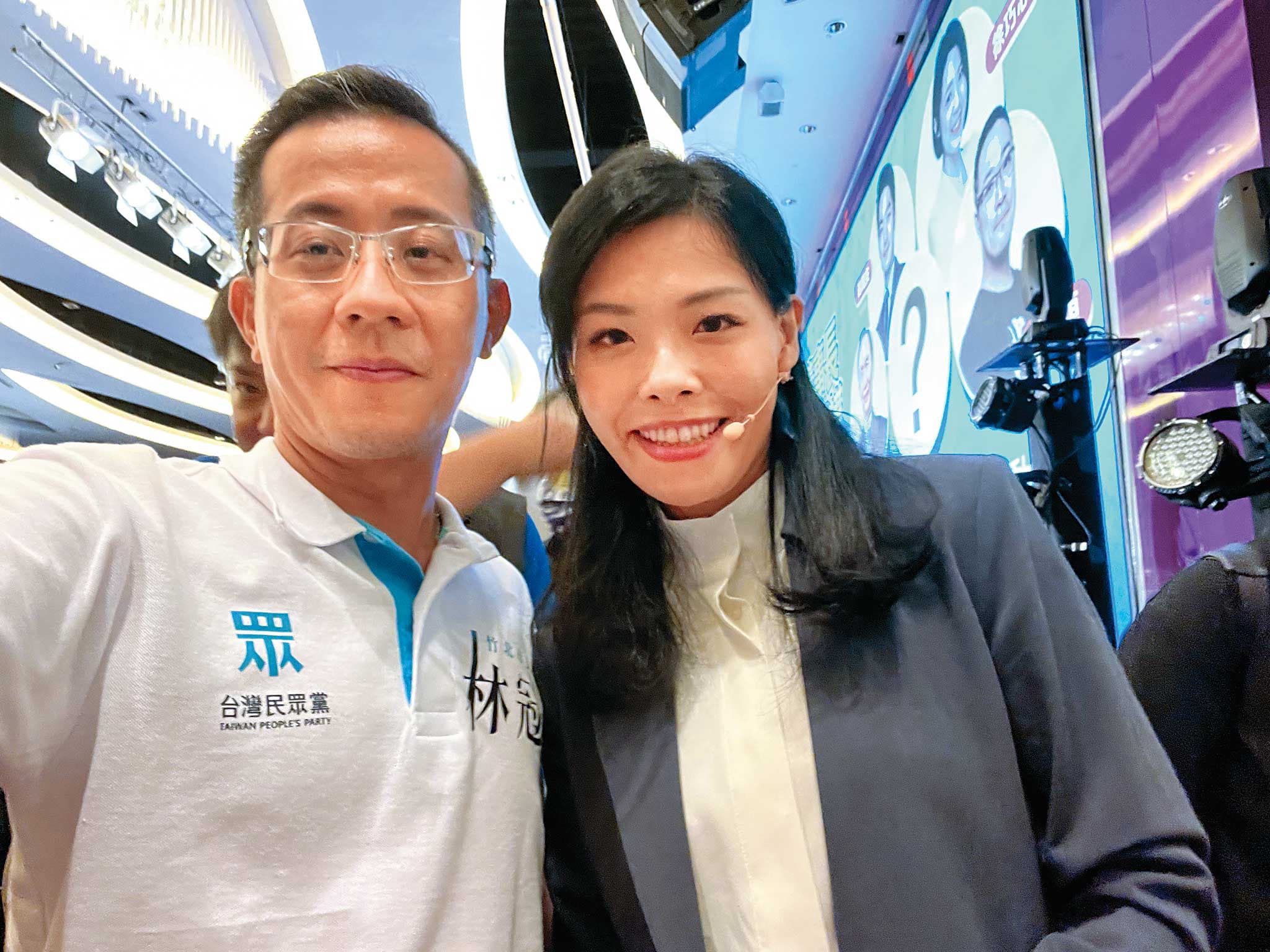 白營內部直指李貞秀為了當年被撤銷竹北市長提名資格的林冠年（左），曾私下痛罵高虹安（右）「罪無可赦」。（翻攝林冠年臉書）