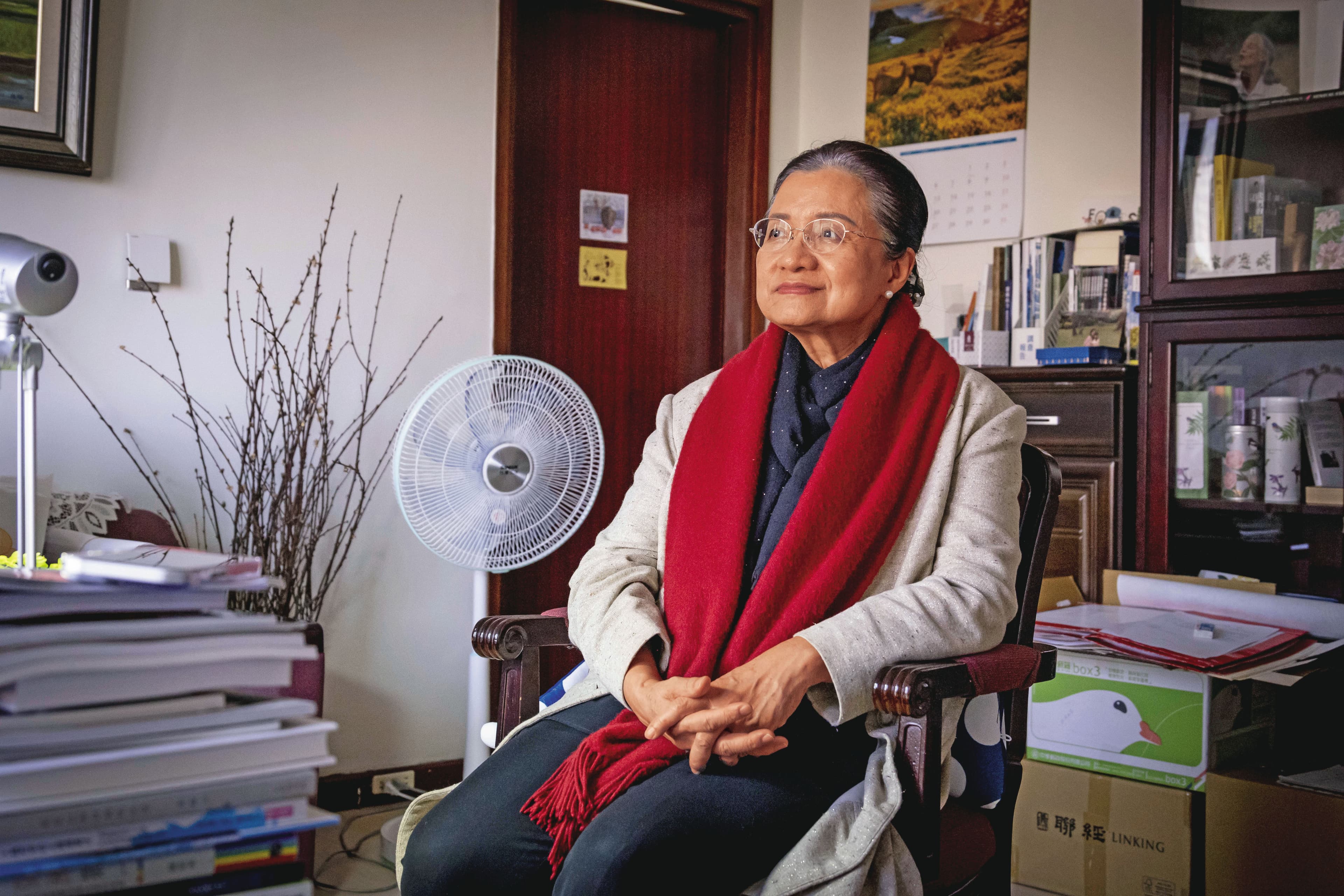 《世紀血案》爭議爆發後，向來低調的田秋堇決定站出來說出史實。圖為她在監察院接受本刊專訪。