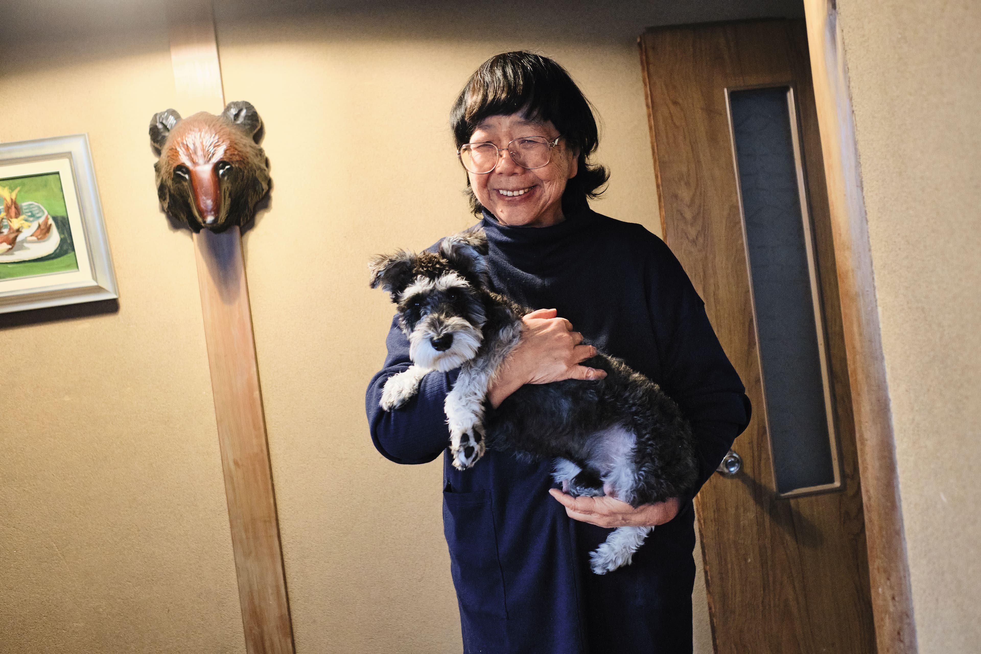小木曾茂子關心台灣花蓮地震的復原狀況，也致贈慰問金、託我們轉交給災民。