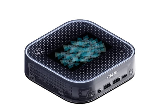 華碩持續推出迷你電腦（NUC）新品，今年更將AI功能納入。（翻攝自華碩官網）