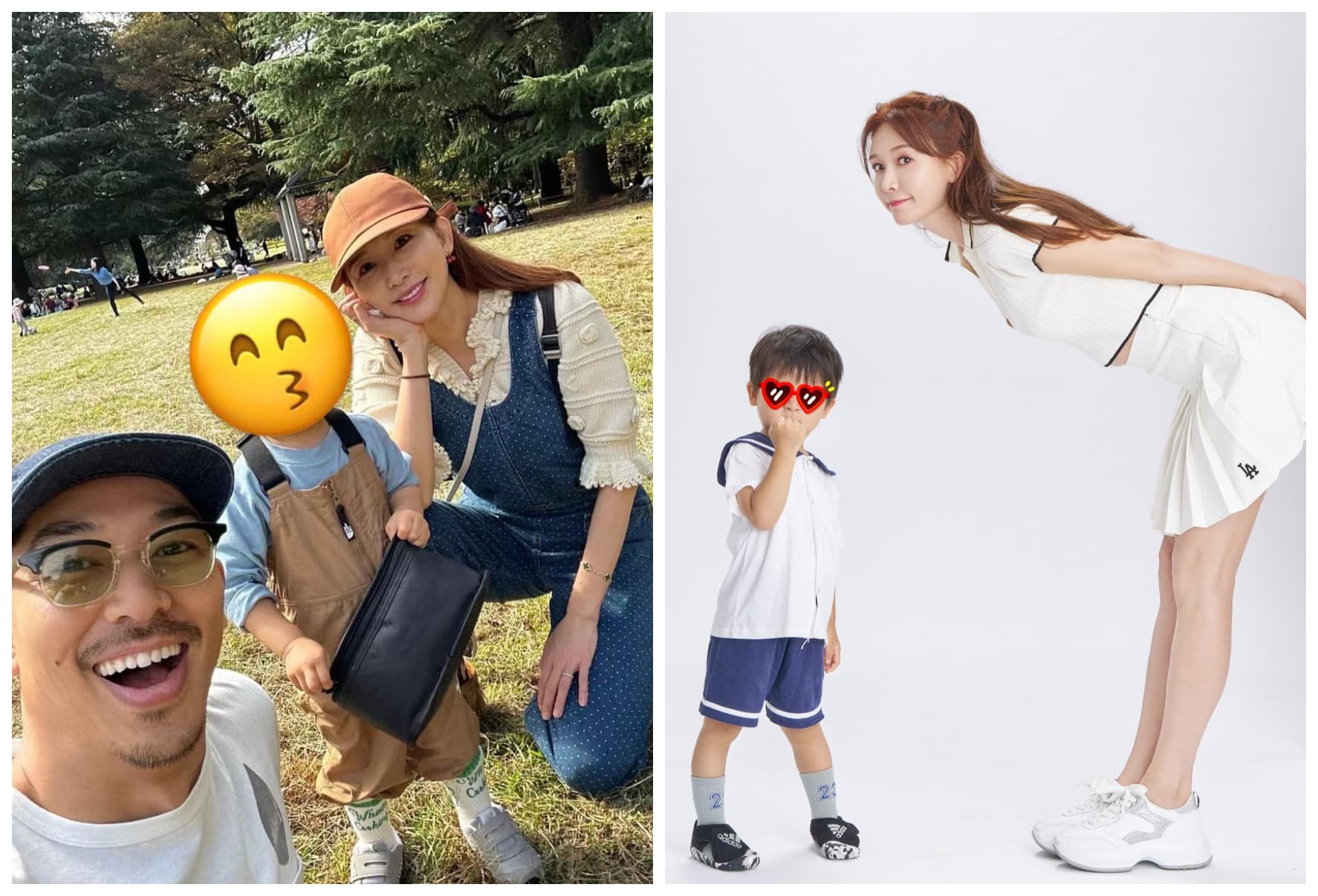 林志玲與AKIRA婚後育有3歲兒子。（翻攝林志玲臉書）