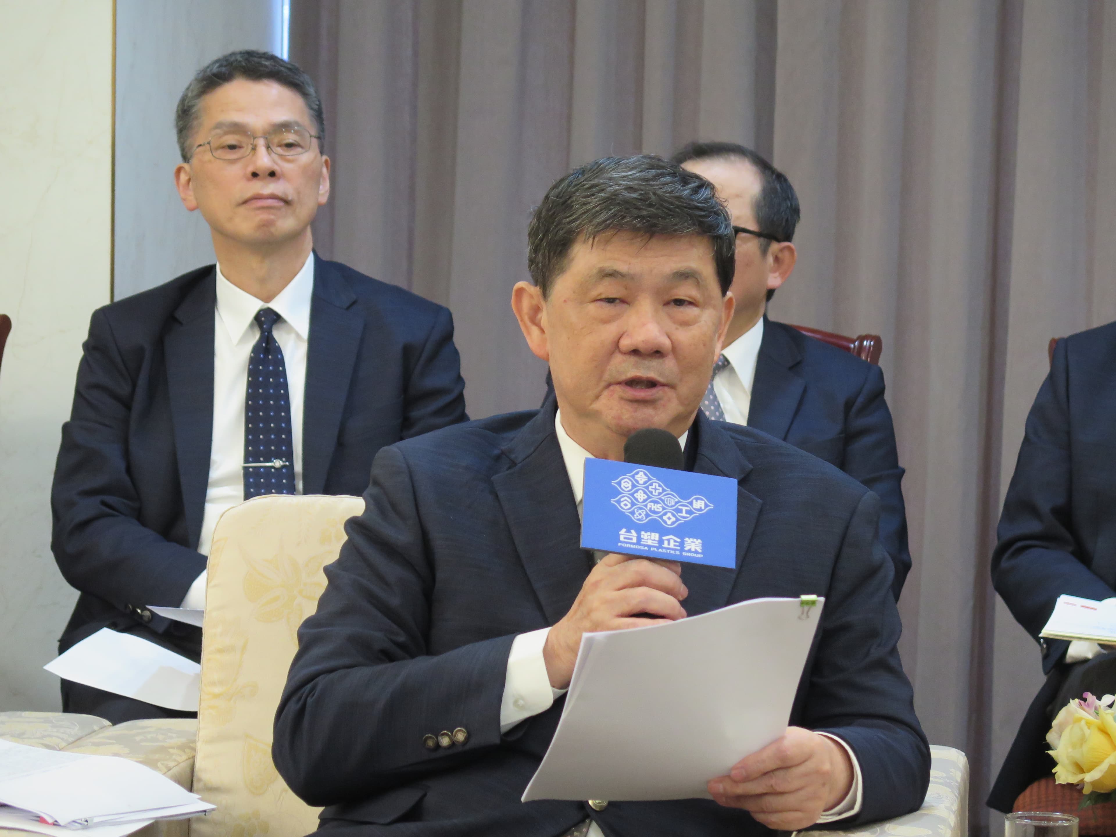 台塑董事長郭文筆。