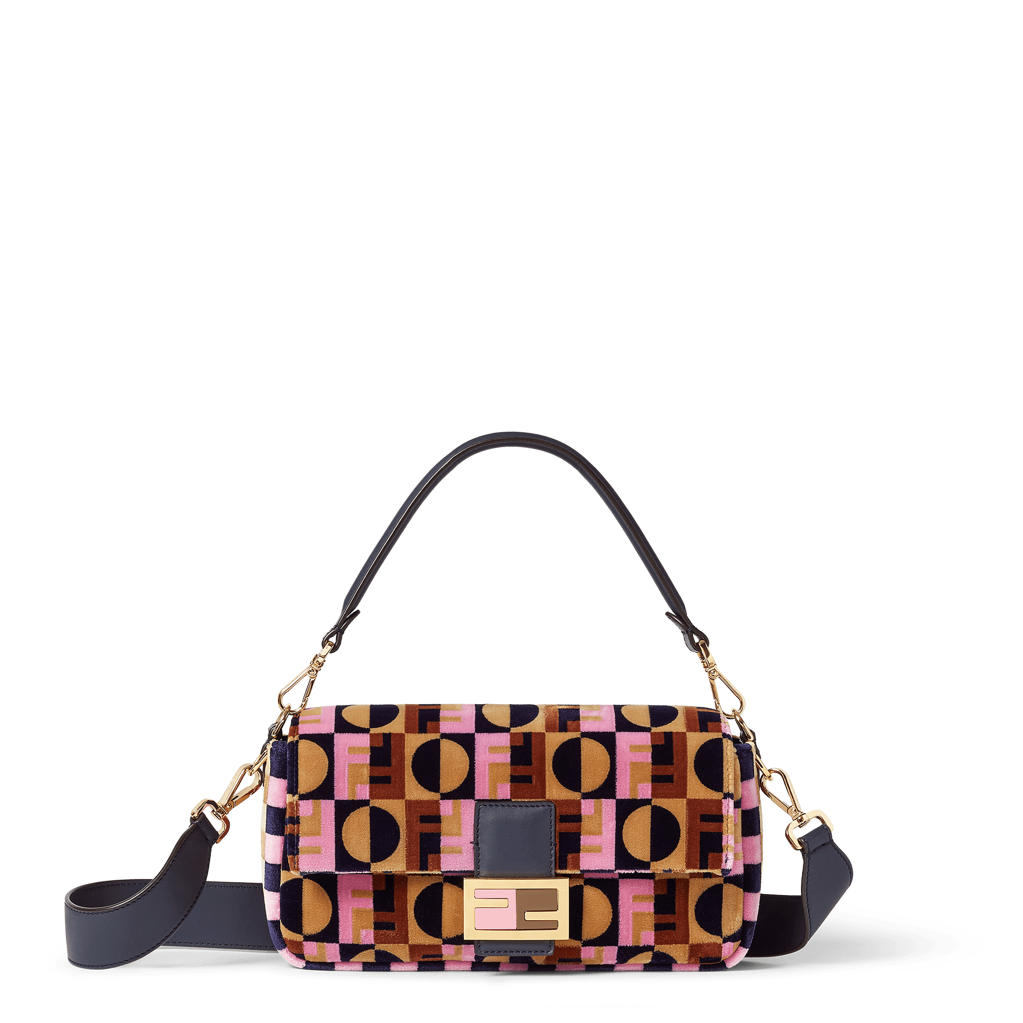 Baguette拼色FENDI Dots包款。NT$150,000（FENDI提供）