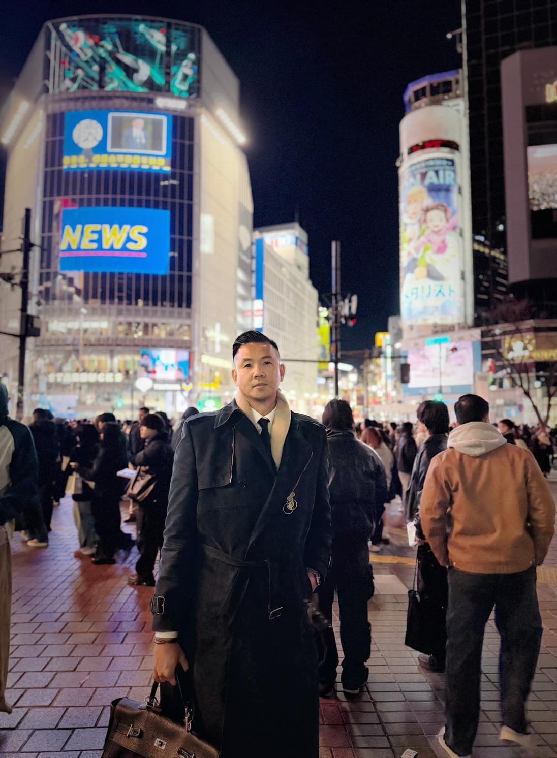 黑人到日本不為旅遊，而是為了聯盟合作開會。	（陳建州提供）