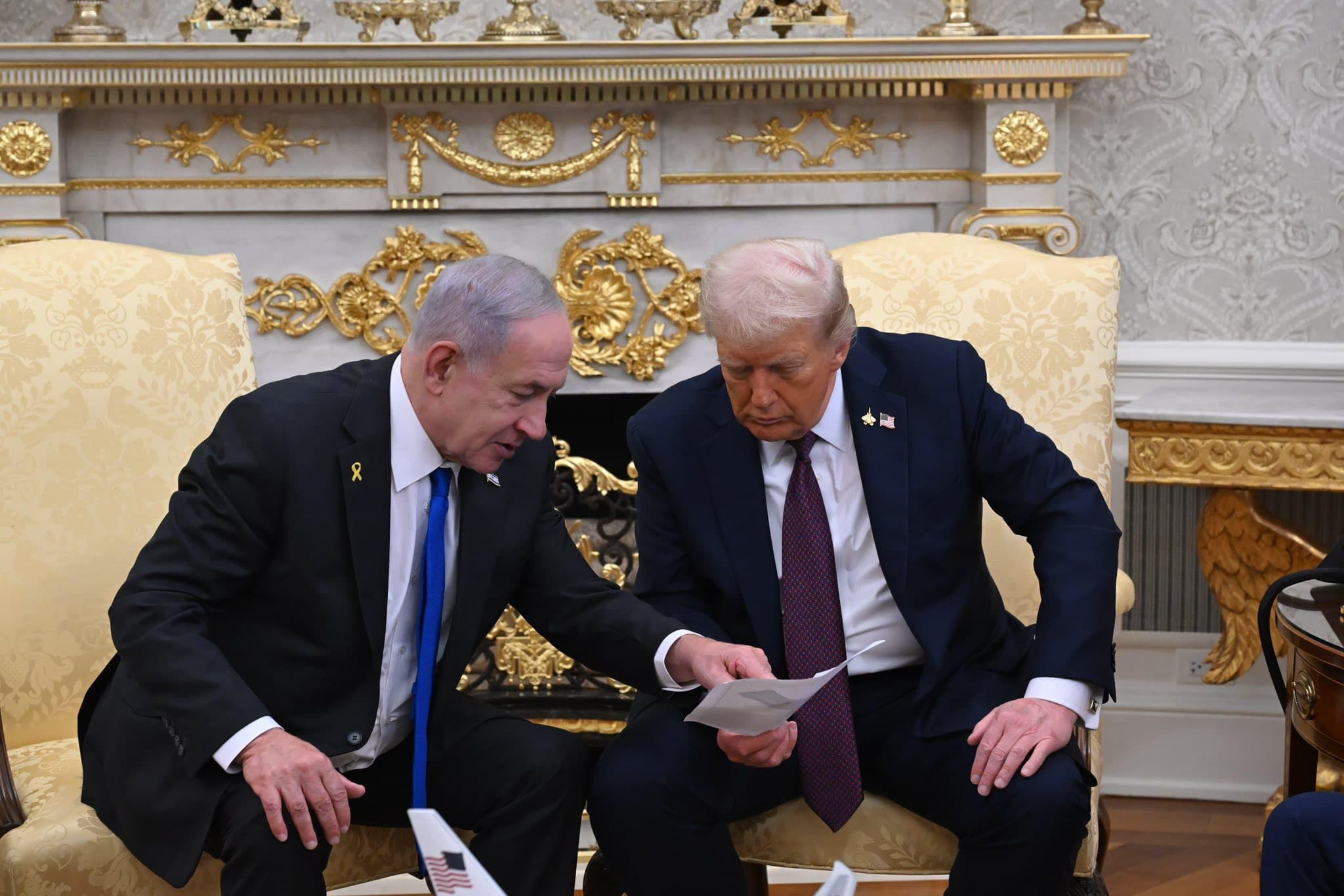 納坦雅胡感謝川普及其團隊。（翻攝自臉書@Benjamin Netanyahu）