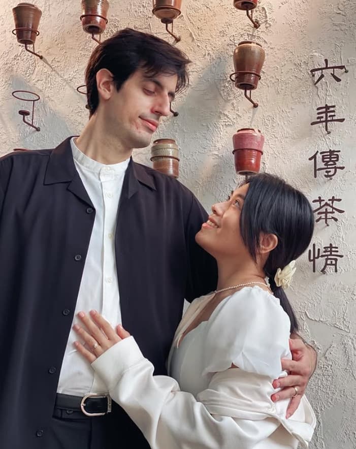 Davie在2022年和台灣女友結婚，成為台灣女婿。（翻攝自Instagram @davie504）