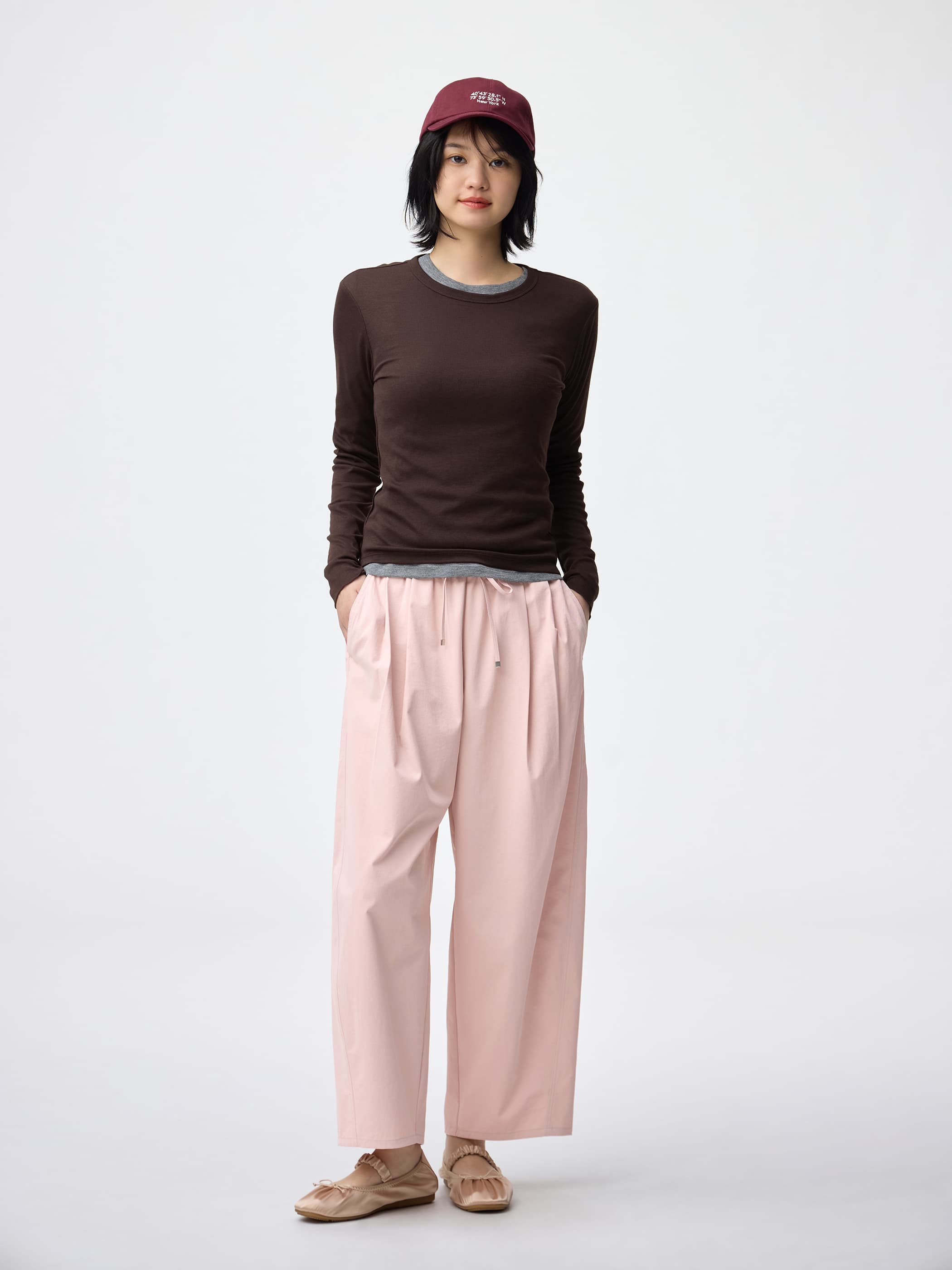 BarrelAnkle輕便錐形褲。NT$790（GU提供）