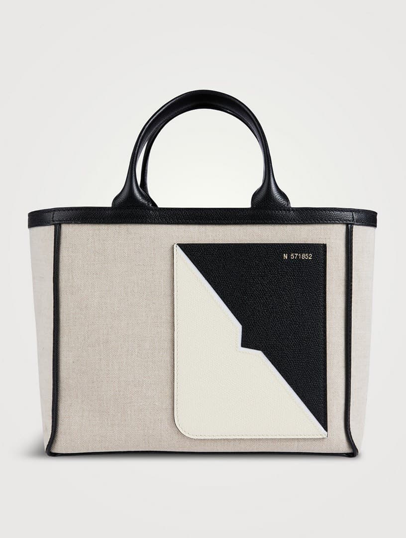 Canvas Tote包款。價格店洽（Valextra提供）