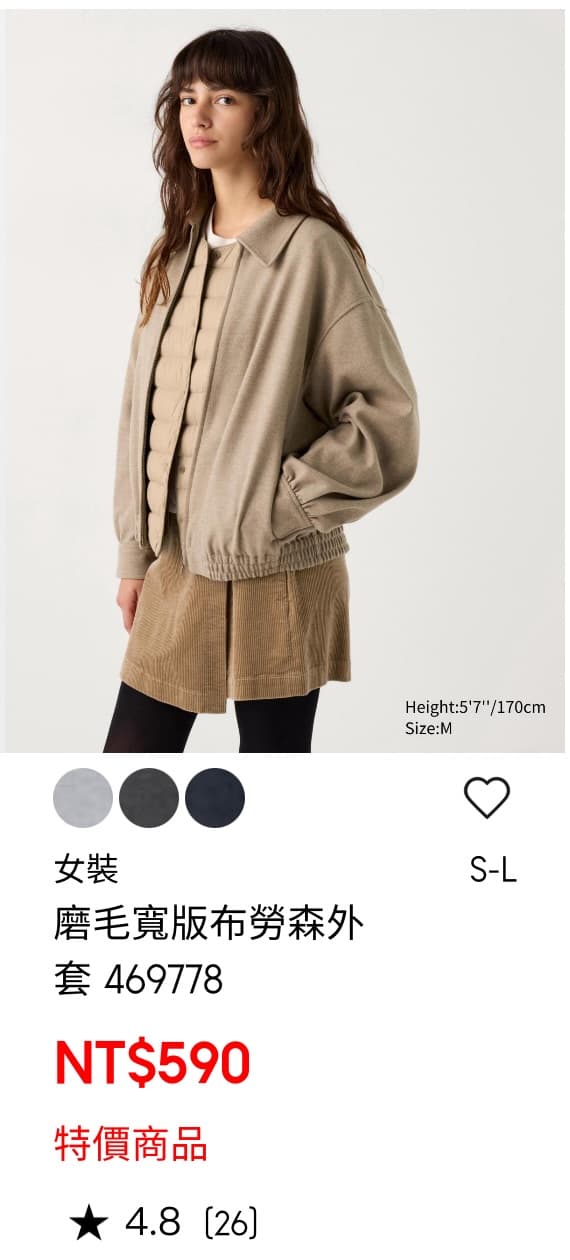 UNIQLO一件特價外套引起網友討論。（翻攝自Threads）