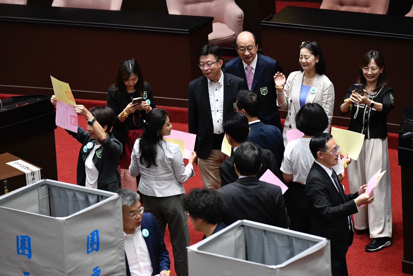 民進黨立委投票結果不敵藍白，下一步將進行釋憲。