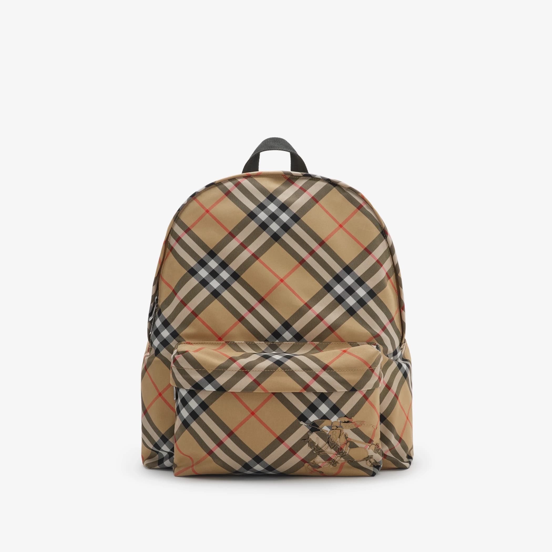 格紋雙肩包。NT$49,900（翻攝自BURBERRY官網）