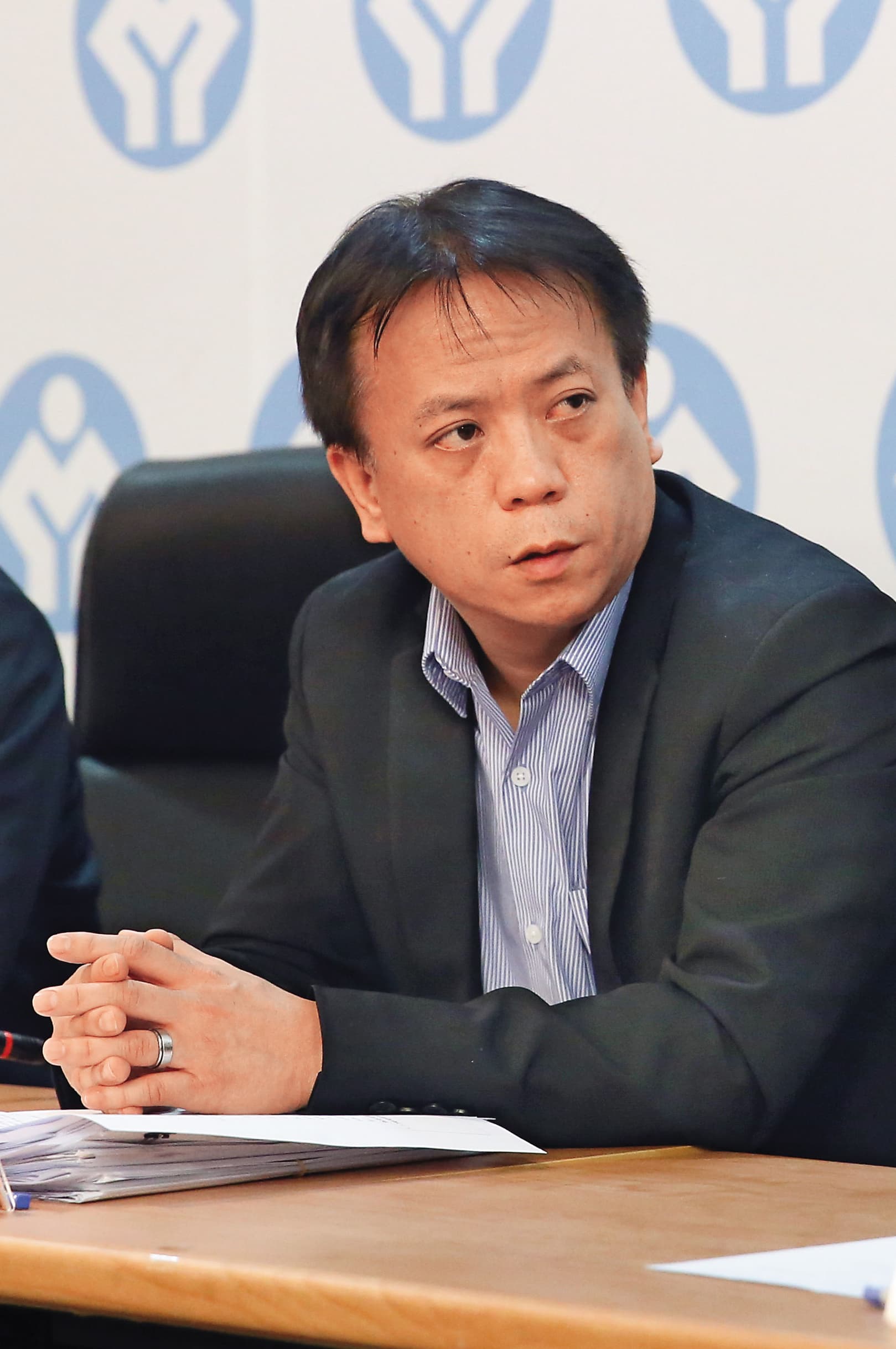 蔡英文的讀書會成員可見多名前任政務官及專家身影，包括前國發會副主委施克和（圖）、前行政院主計總處主計長朱澤民、前金融研訓院院長黃崇哲等。