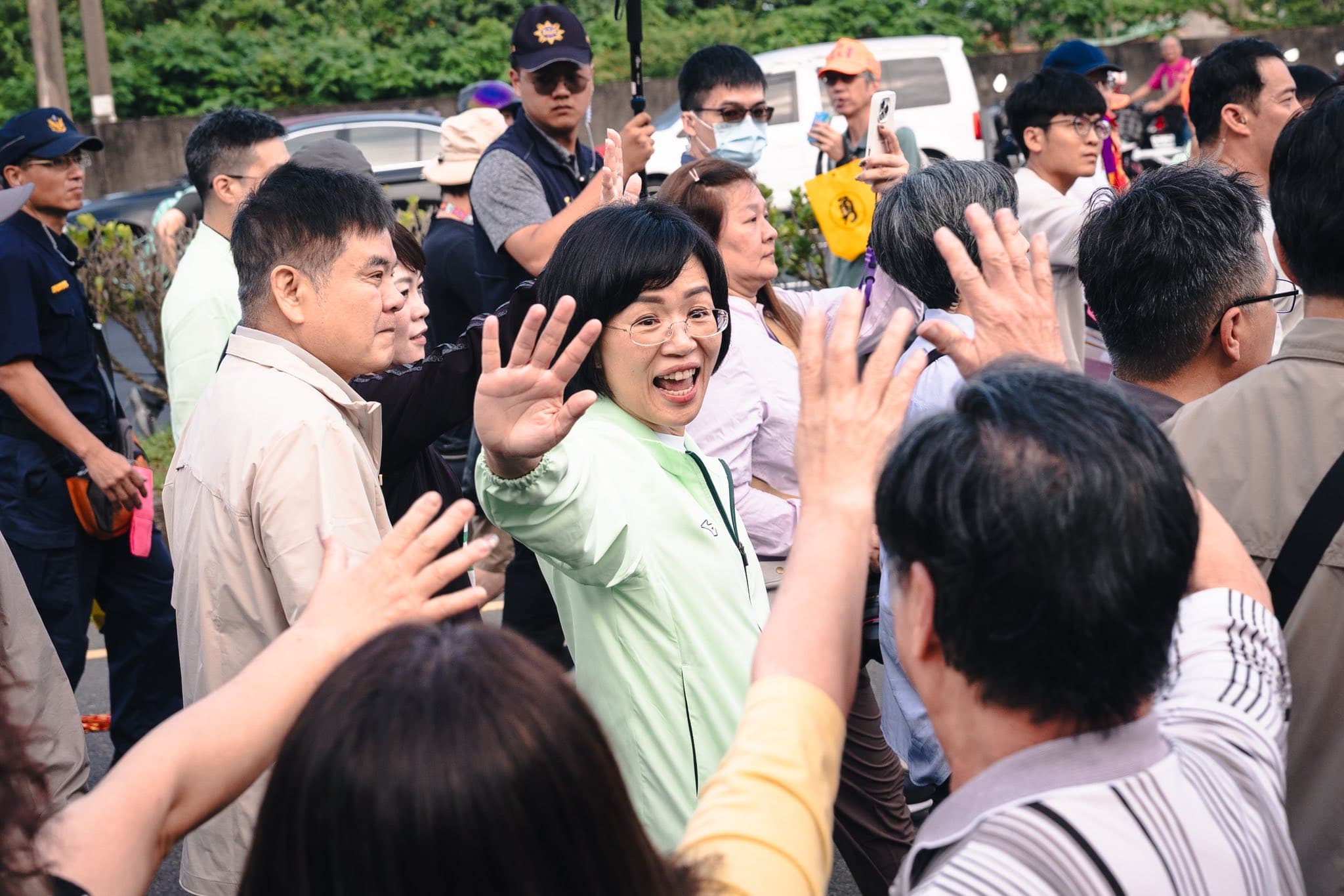 早早定於一尊的蘇巧慧，最近民調攀升。（翻攝蘇巧慧臉書）