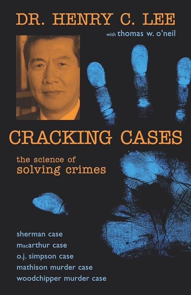 李昌鈺在《智破疑案》（Cracking Cases）一書中，回顧多起經典刑案，其中就包括「碎木機殺妻案」。（翻攝Amazon）
