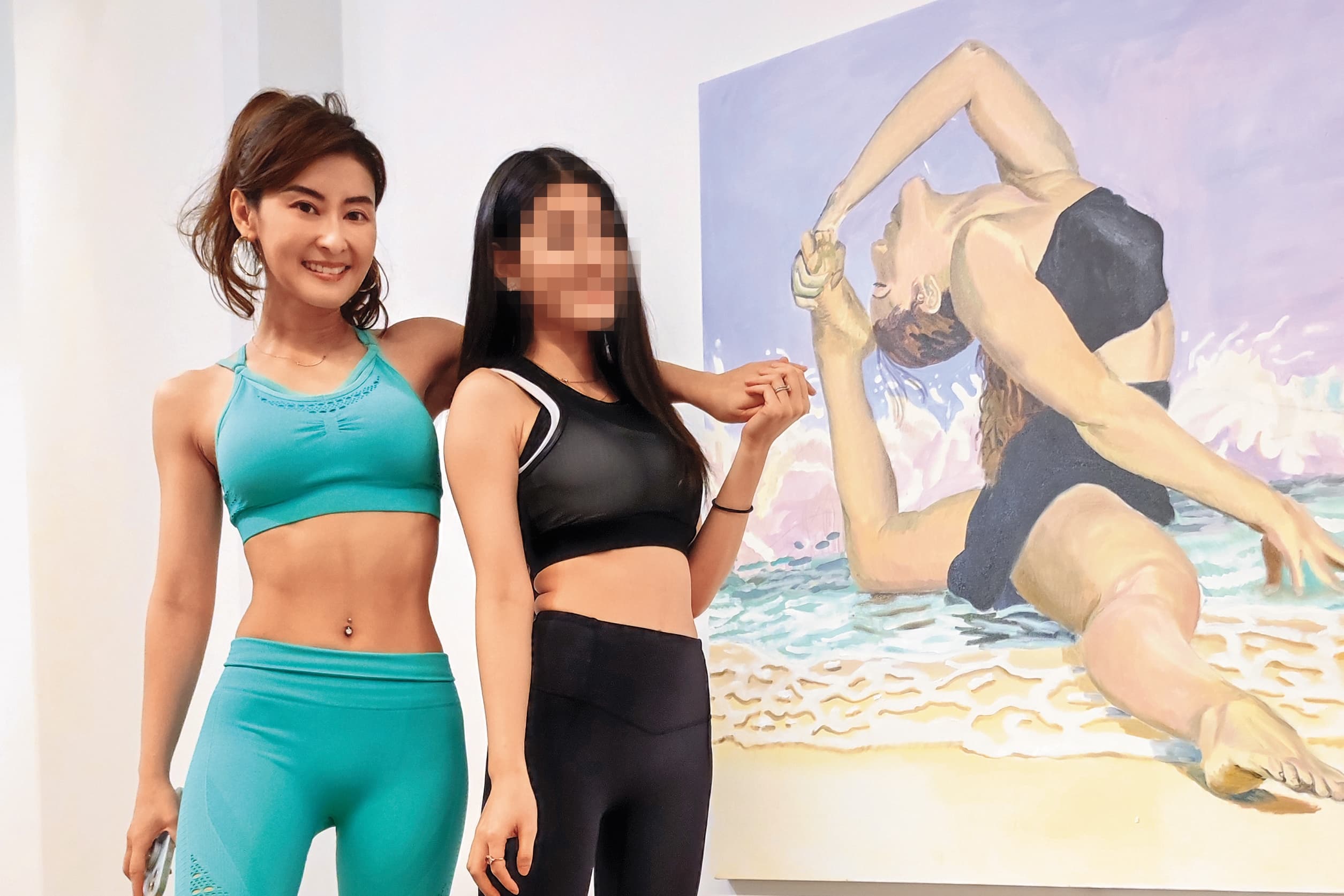 陳紹誠在夏米雅（左）之前，女友是Wendy（右），兩女原是閨密，後來變質成為情敵。（讀者提供）
