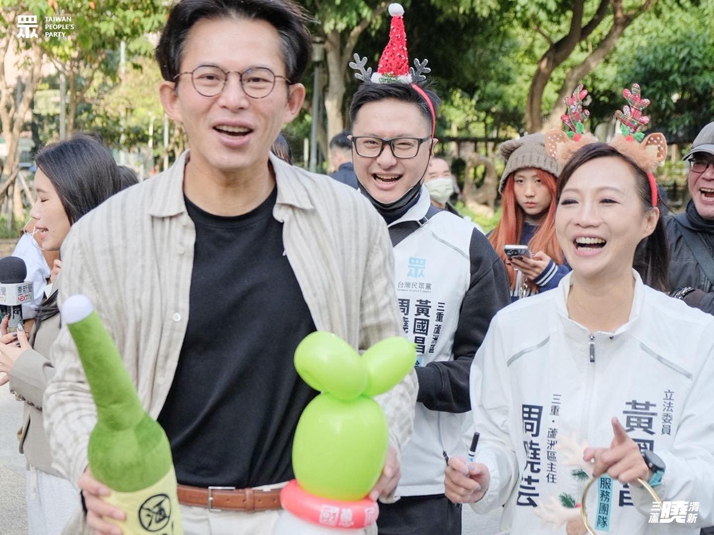 黃國昌子弟兵周曉芸參加黨內初選意外落敗，黃本人也坦言意外。（翻攝自周曉芸臉書）