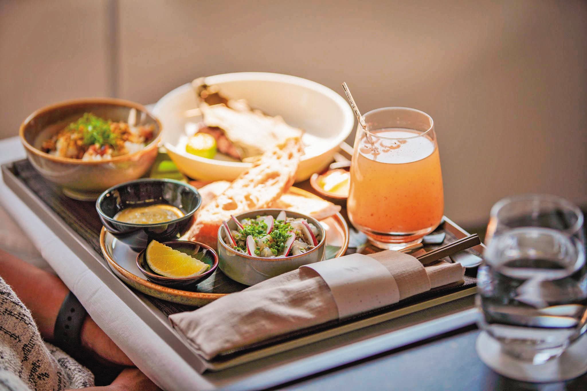 精緻餐飲也是星宇主打特色優勢之一。（STARLUX Airlines）