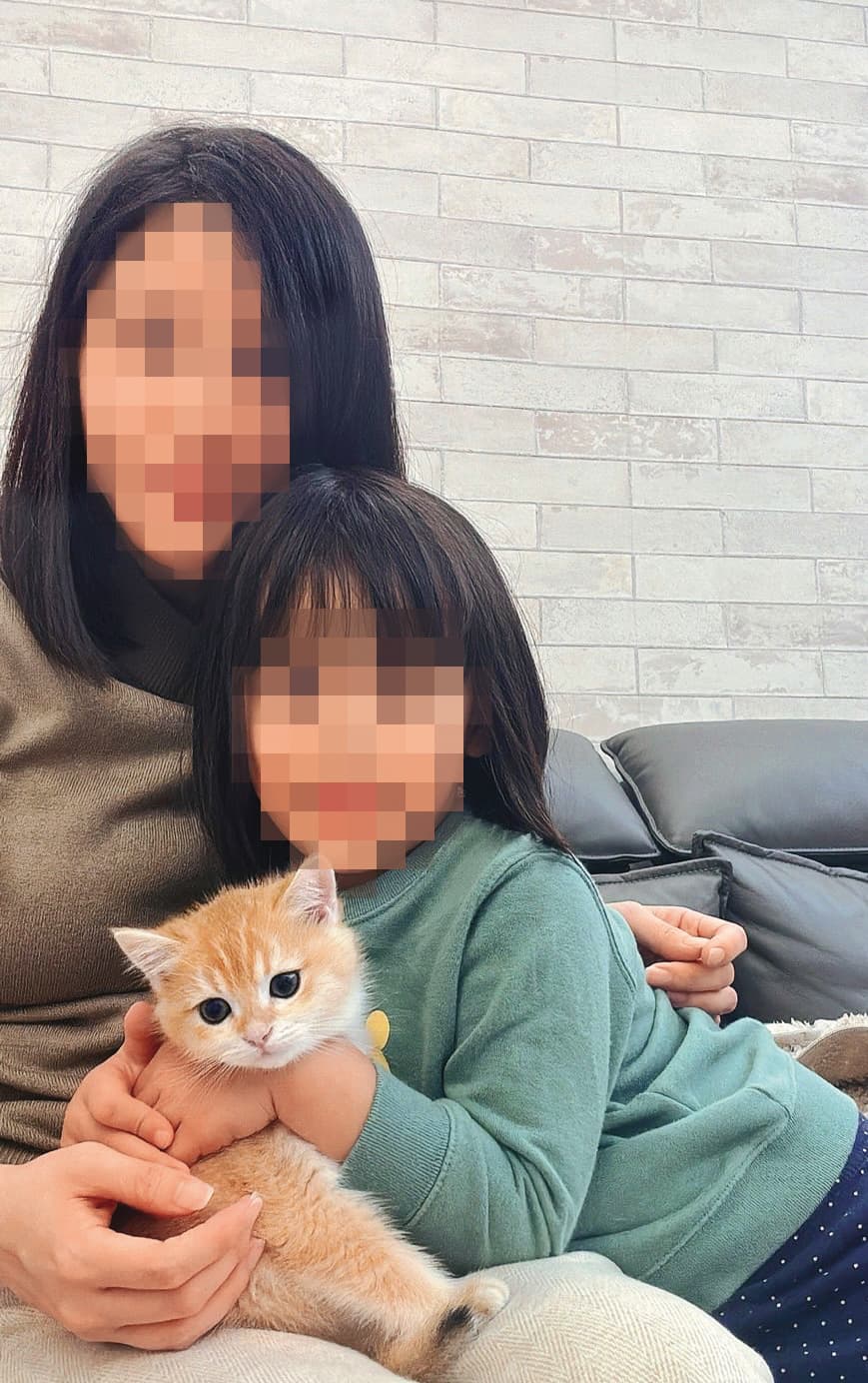 前女友和喬天鼎的女兒相處良好，本來已有繼母之姿。