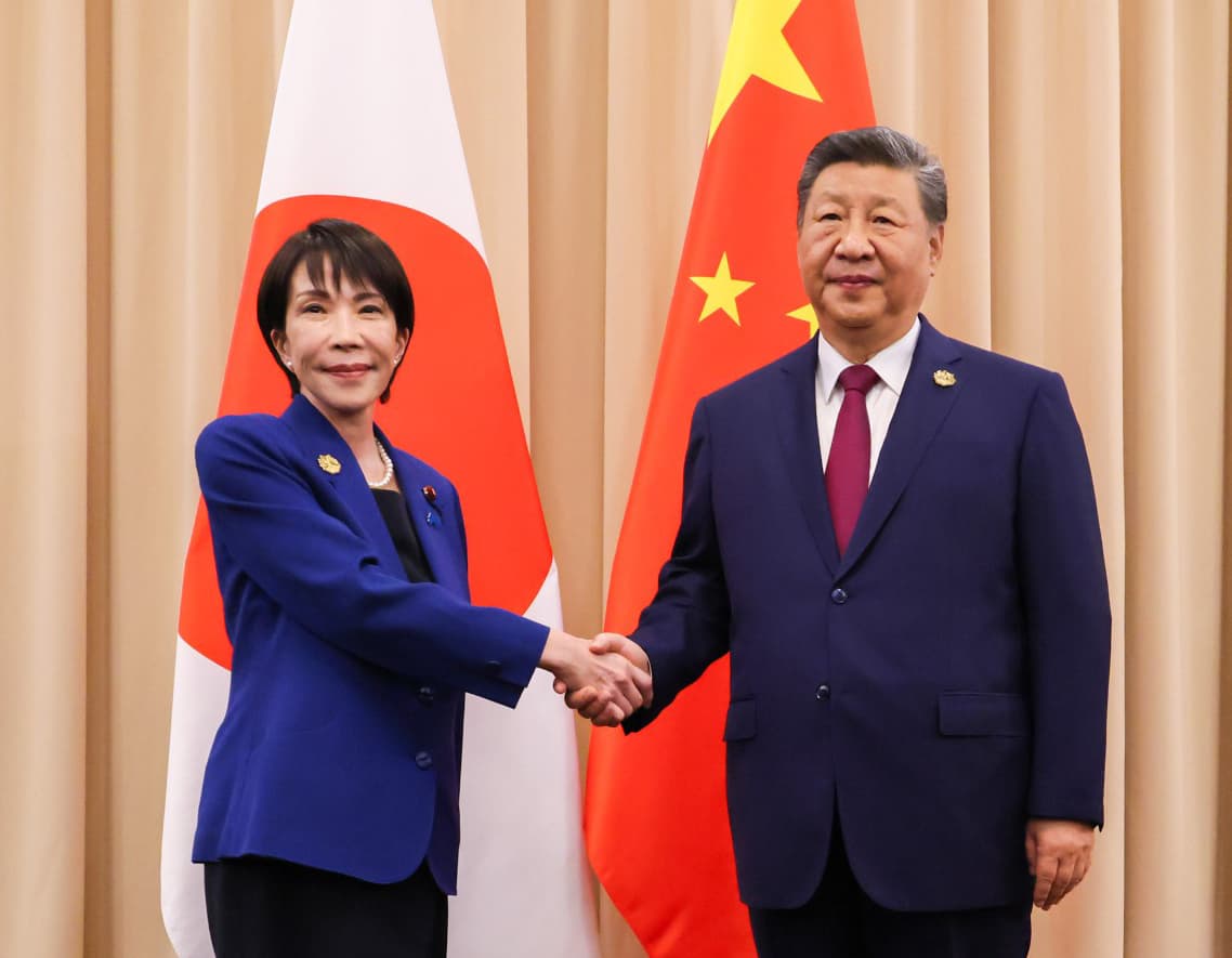 日中關係緊張。（翻攝高市早苗X）