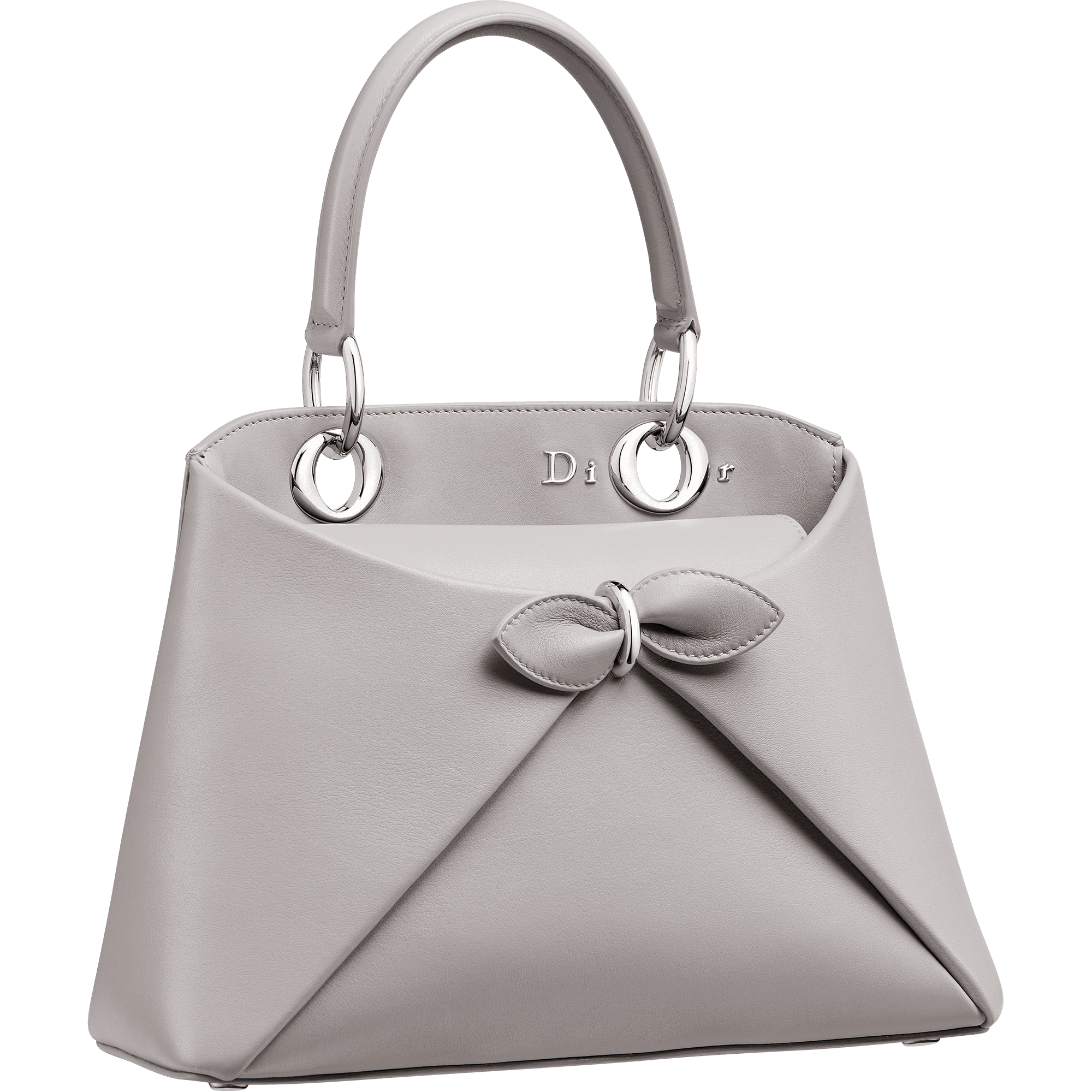 特里亞農灰小牛皮小型Dior Cigale。NT$150,000（迪奧提供）       