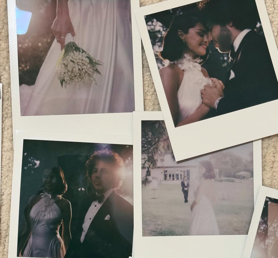 婚禮現場浪漫又溫馨。（翻攝selenagomez IG）