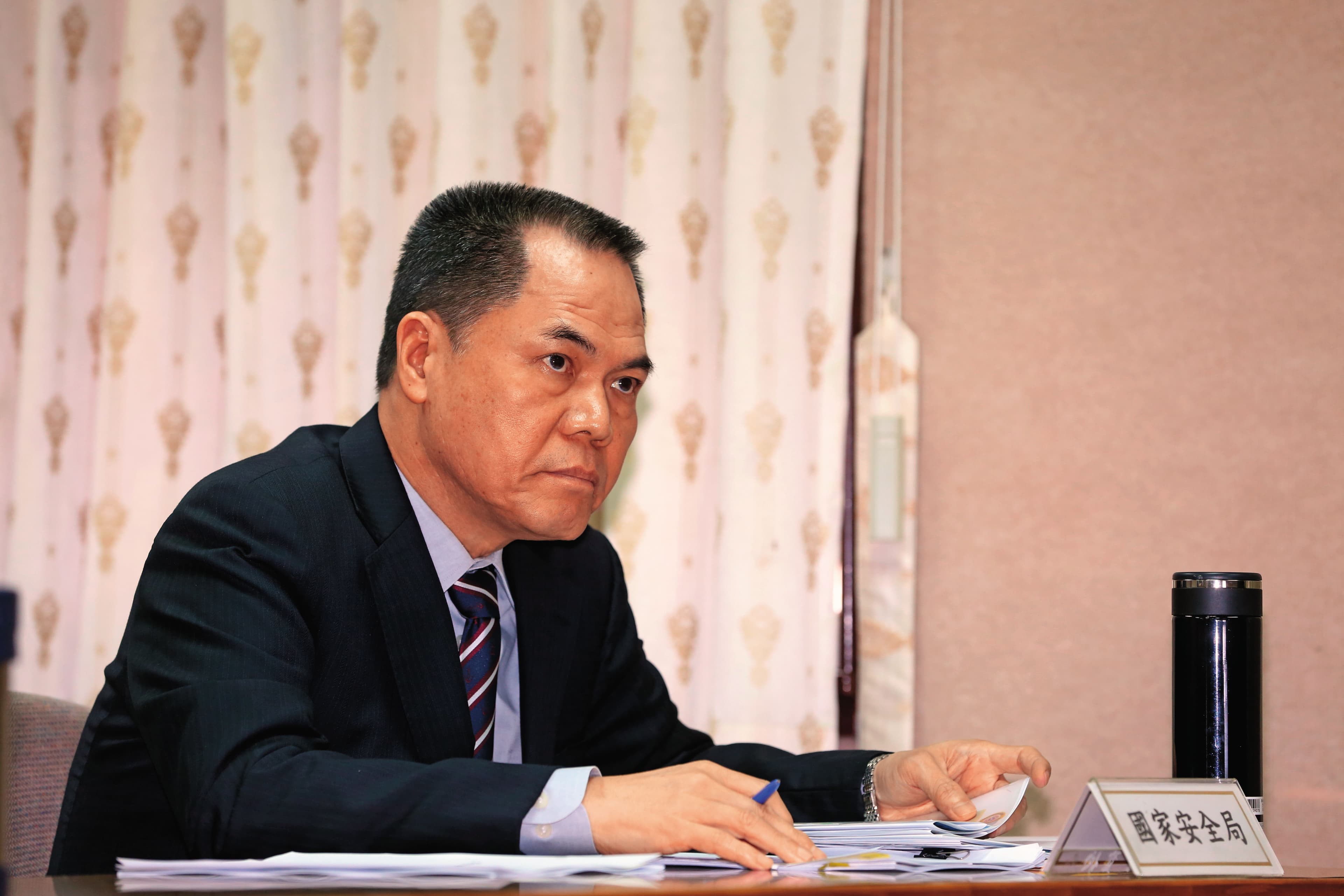 海巡署長周美伍赴金門向遇難家屬及代表團成員表達善意，期盼中國快艇翻船意外事件能圓滿落幕。