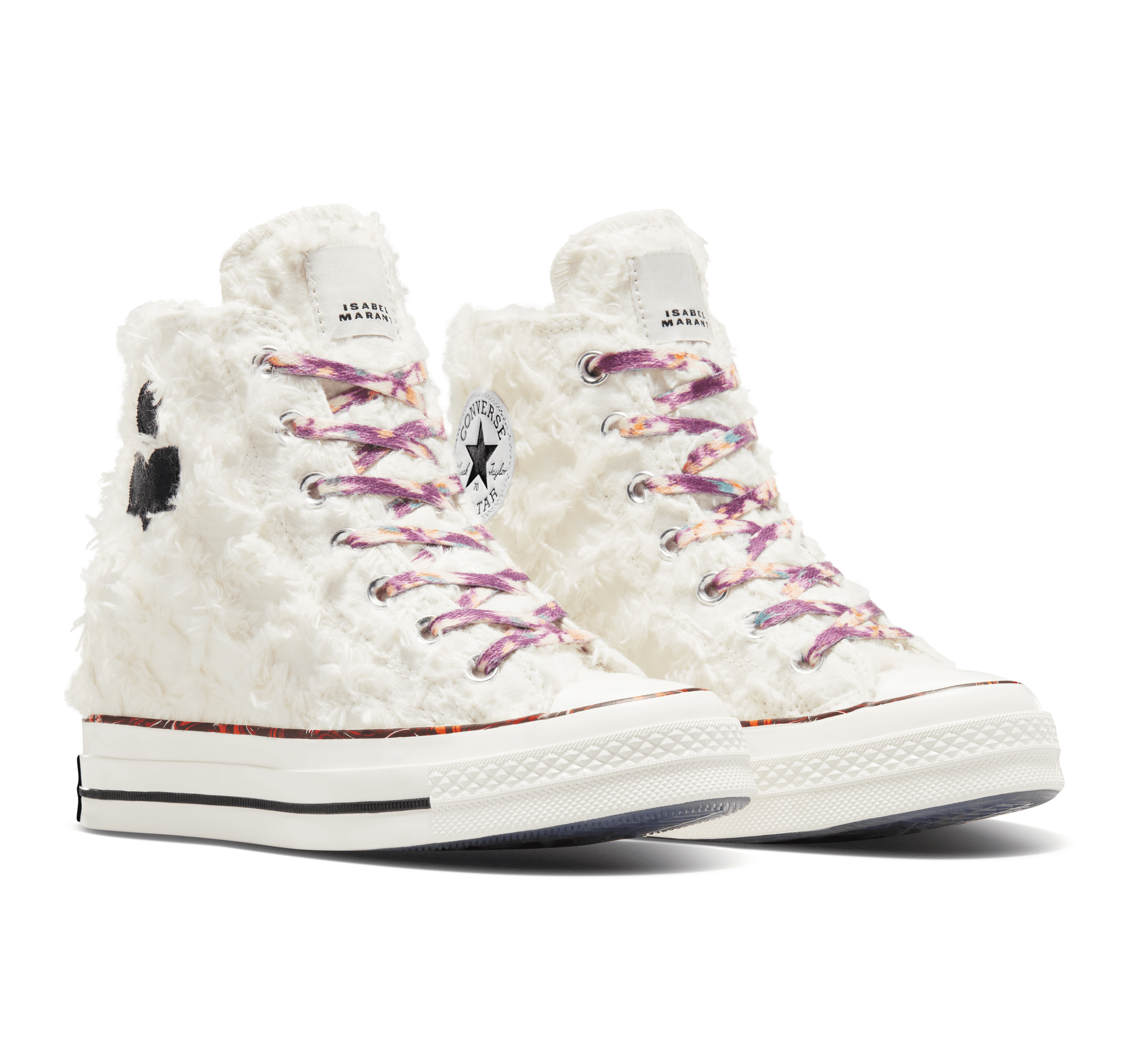 CONVERSE x ISABEL MARANT聯名系列香草白色內增高款。NT$6,080（匡威提供）