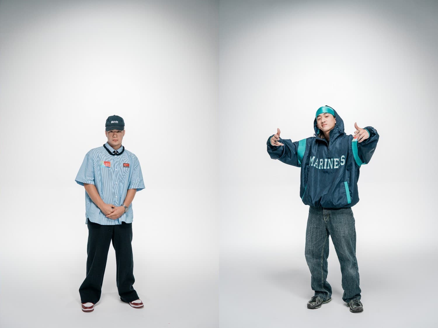 （左起）孫振（B-boy Quake）、楊加力（B-girl JiaLi）、吳定杰（B-boy Jasper）。（永齡基金會提供）