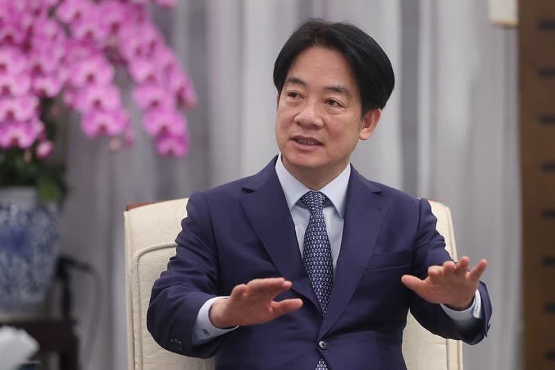 賴清德喊話中共正視中華民國存在，也直言兩岸互不隸屬是事實。（總統府提供）