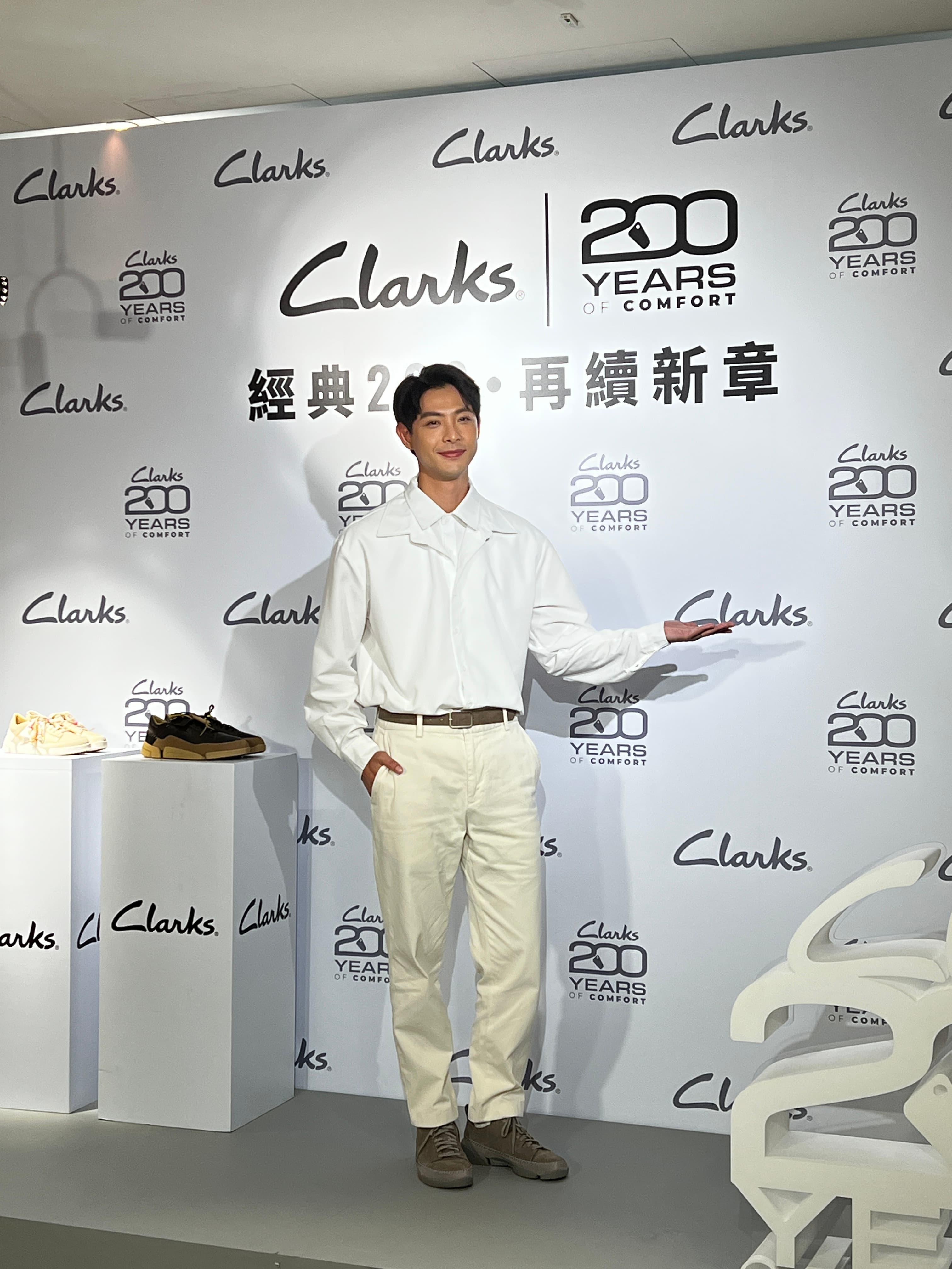連晨翔透露自己早念學生時期就已擁有好多雙Clarks。（陳慧明攝）