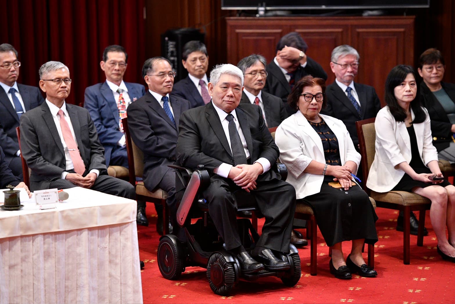 總統府今舉行「監察院第7屆正、副院長及監察委員被提名人介紹記者會」，介紹被提名人。（鏡報李智為）