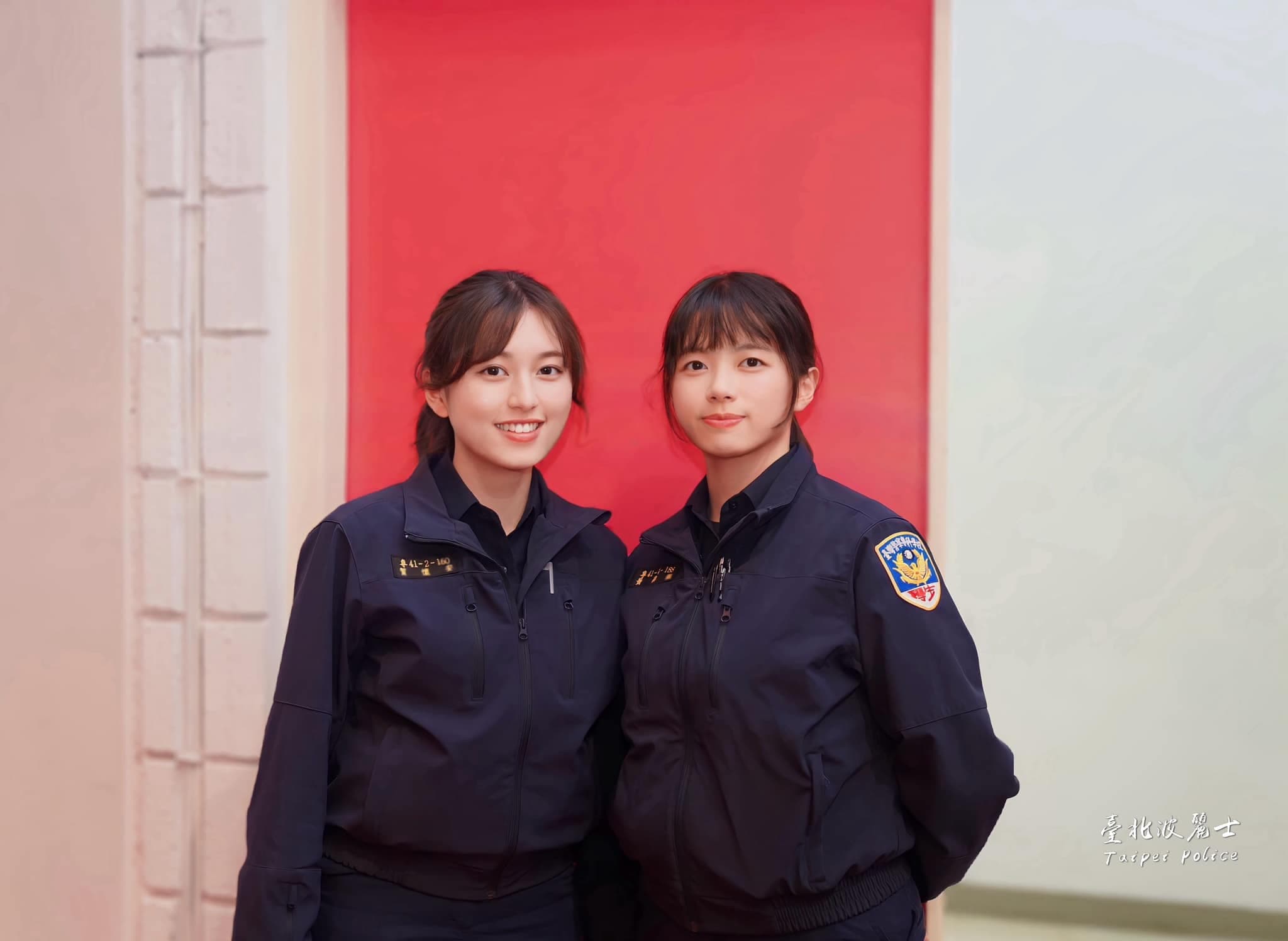 警專生有不少正妹。（翻攝自臺北波麗士臉書）