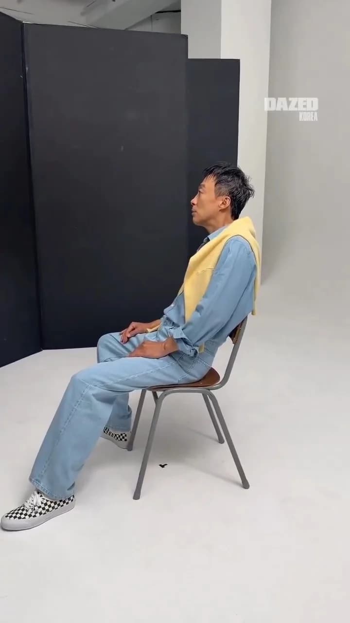 李星民為戲減重，敬業態度十足。（翻攝DAZED korea IG）