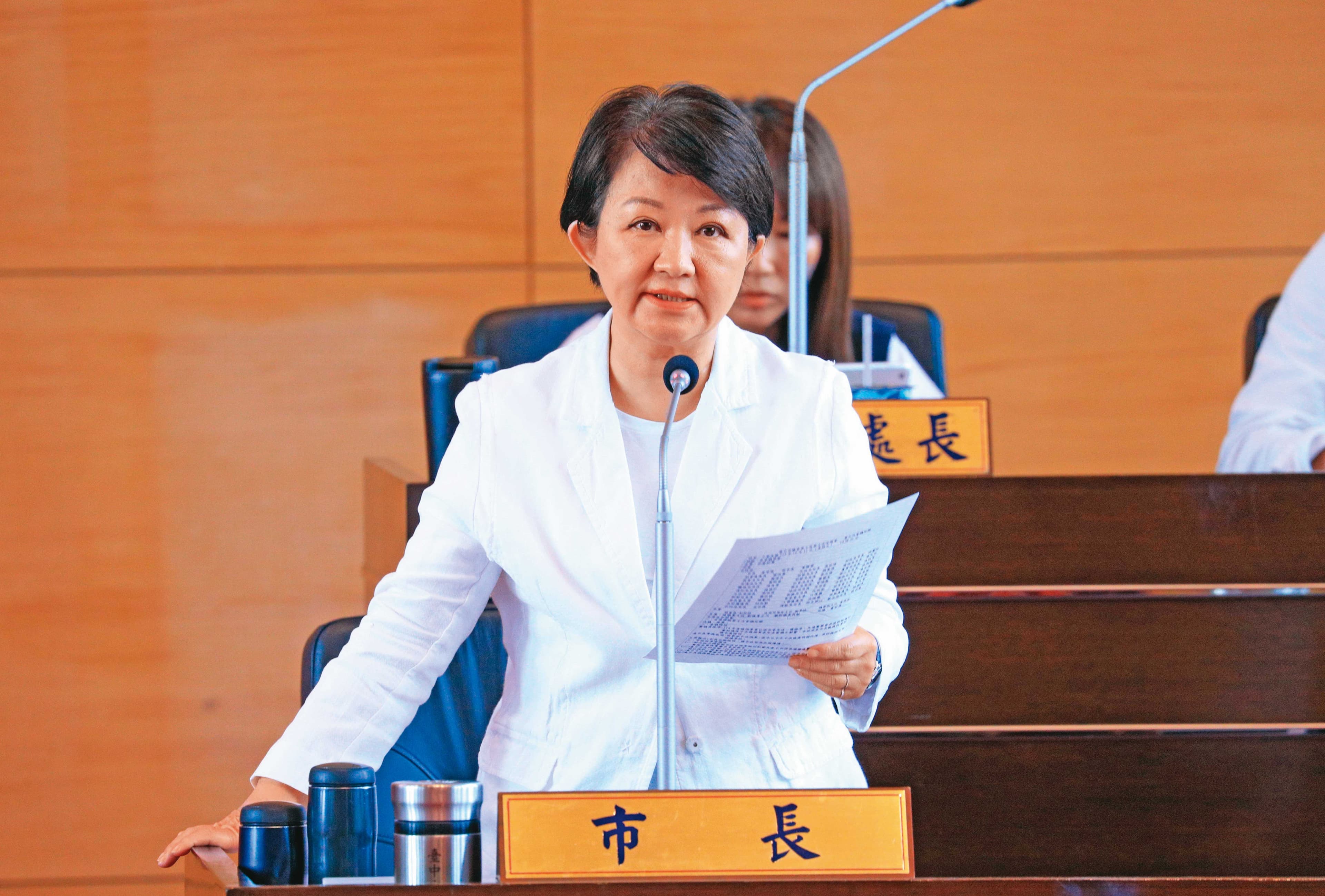 盧秀燕幾無爭取黨魁動作，令黨內反朱勢力相當著急。（台中市府提供）