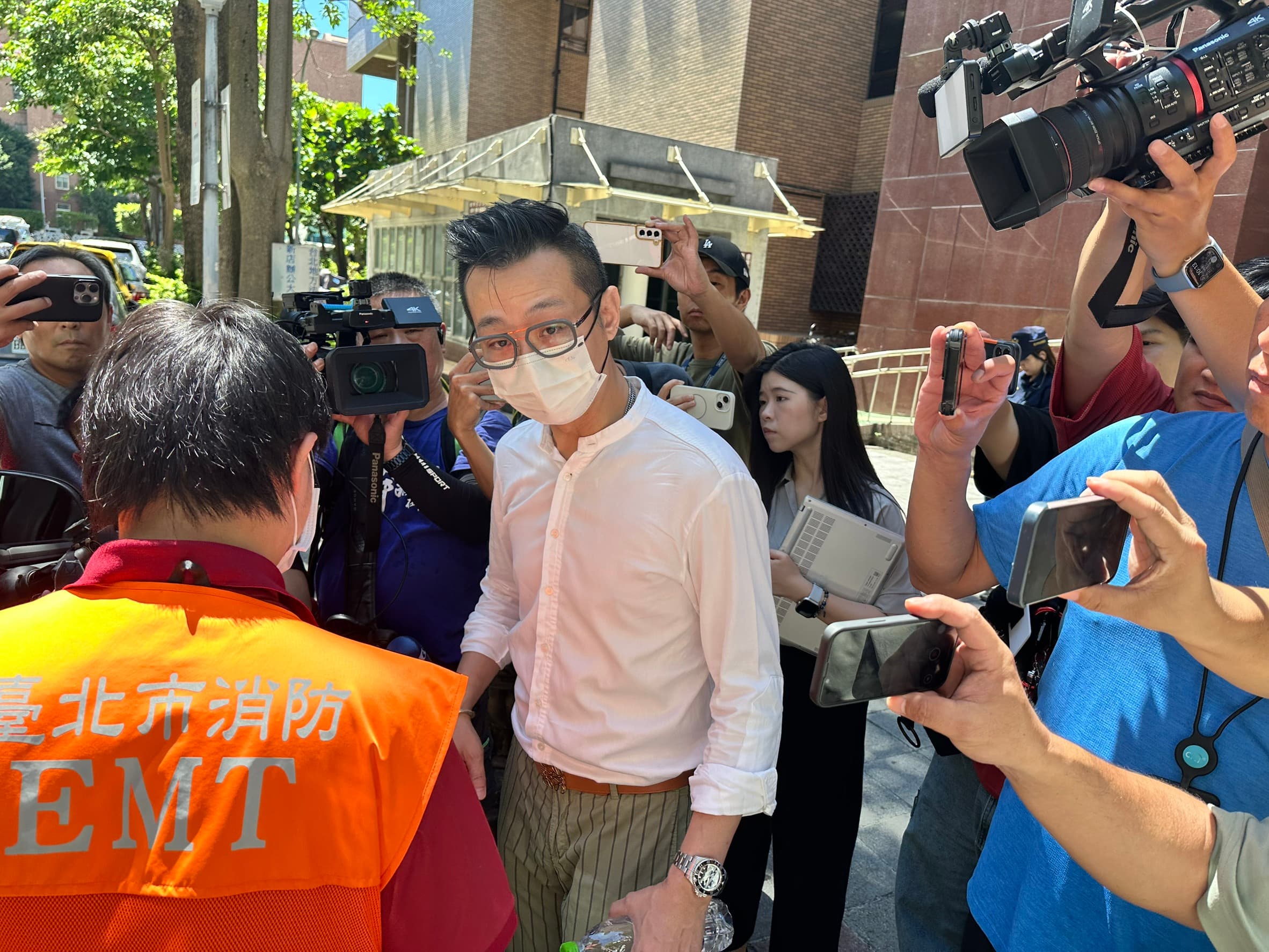 彭振聲律師李岳洋表示彭振聲向台北地院請假獲准。