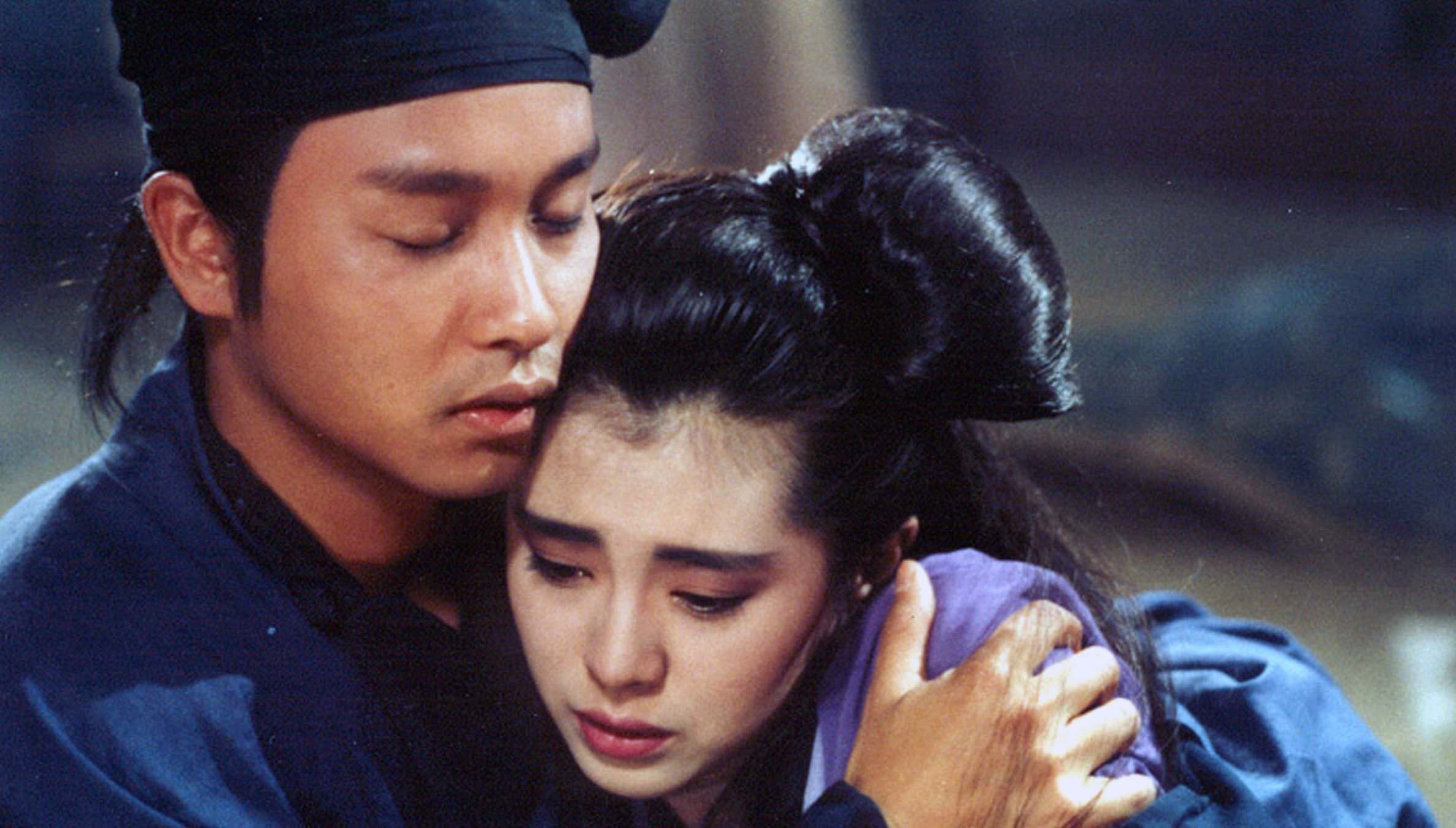 王祖賢與張國榮合作《倩女幽魂》成為影壇經典。(翻攝香港電影資料館)