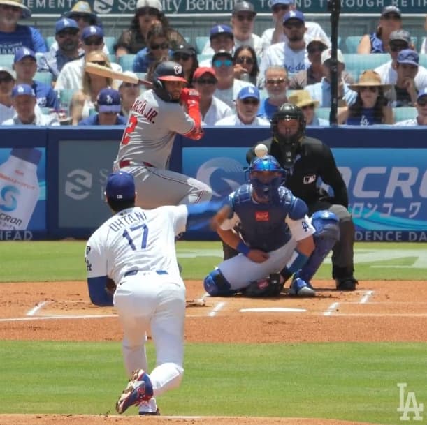 大谷翔平近日恢復二刀流，但先發只投1局，引發批評。（翻攝自X @Dodgers）