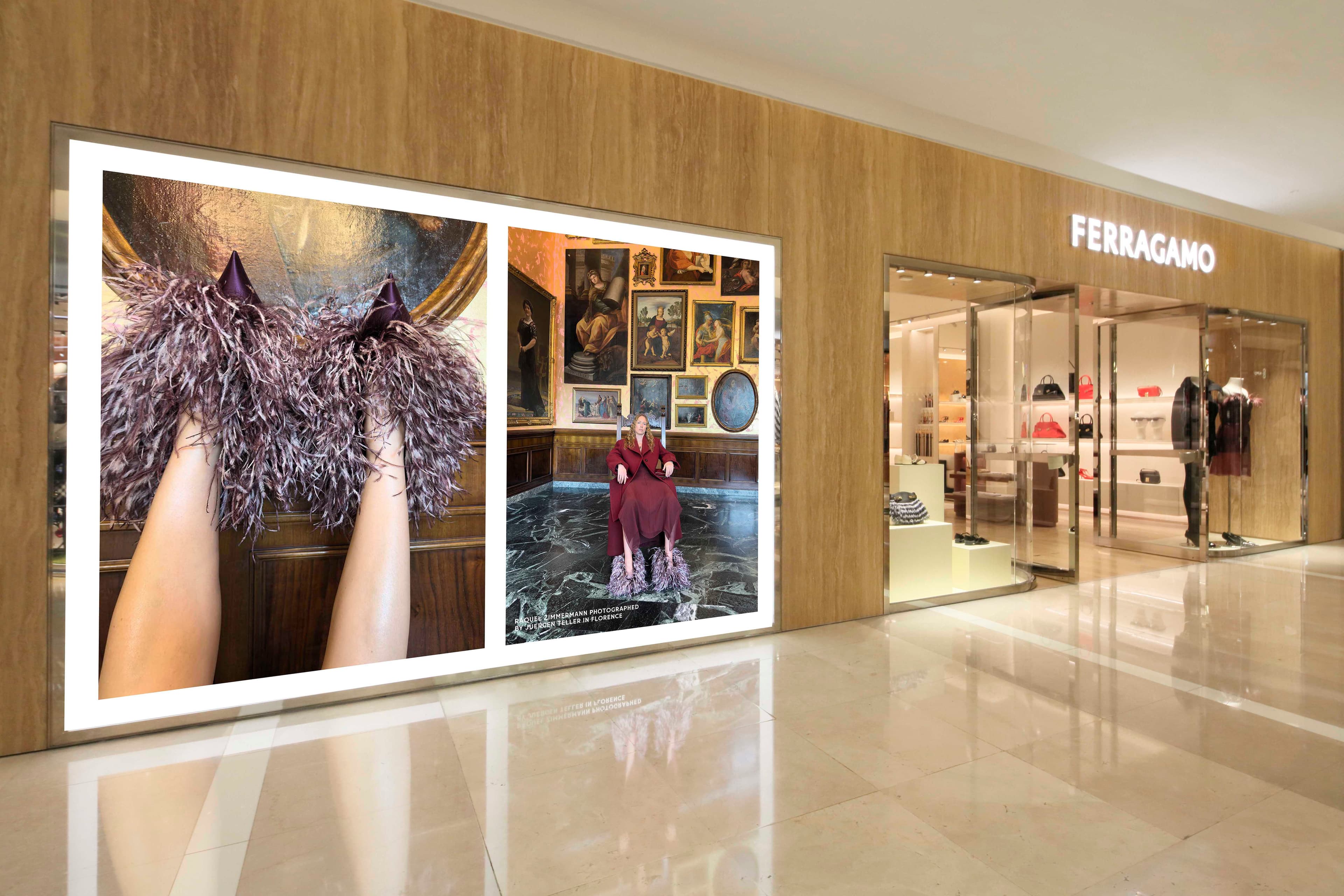 FERRAGAMO新光三越台中中港店。（Ferragamo提供）