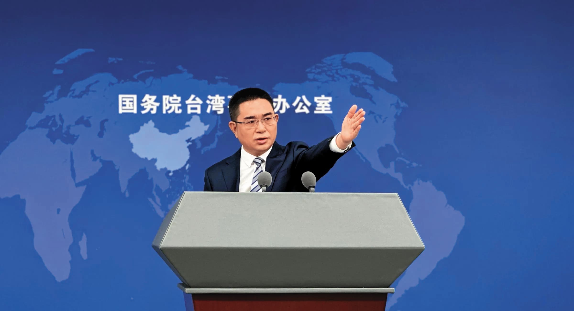 低價交流團在中國境內衍生許多糾紛亂象，就連國台辦發言人陳斌華都曾在記者會上表達官方態度。（翻攝微博）
