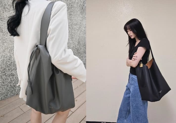 實用款大包包已成潮流，出門不怕擔心包包不夠裝。（instagram @chubby_wei / @zuhazana）