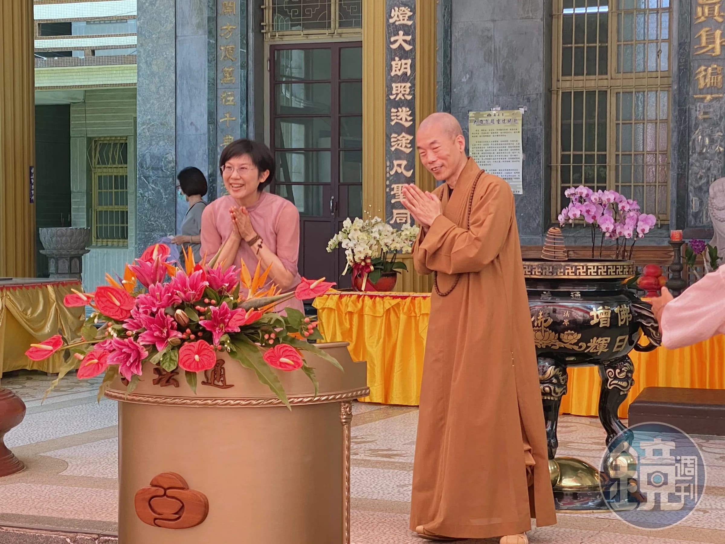 林岱樺的政治獻金專戶有款項匯進通法寺住持釋煌智的銀行帳戶，還被拿來買土地、付頭期款。（本刊資料照）