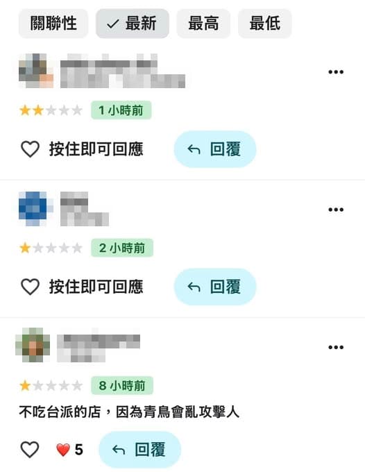 經營長達20年的「甜在心咖啡館」，日前疑似因政治立場等緣故，遭到許多網友留言猛灌1星負評。（翻攝自甜在心咖啡館臉書）