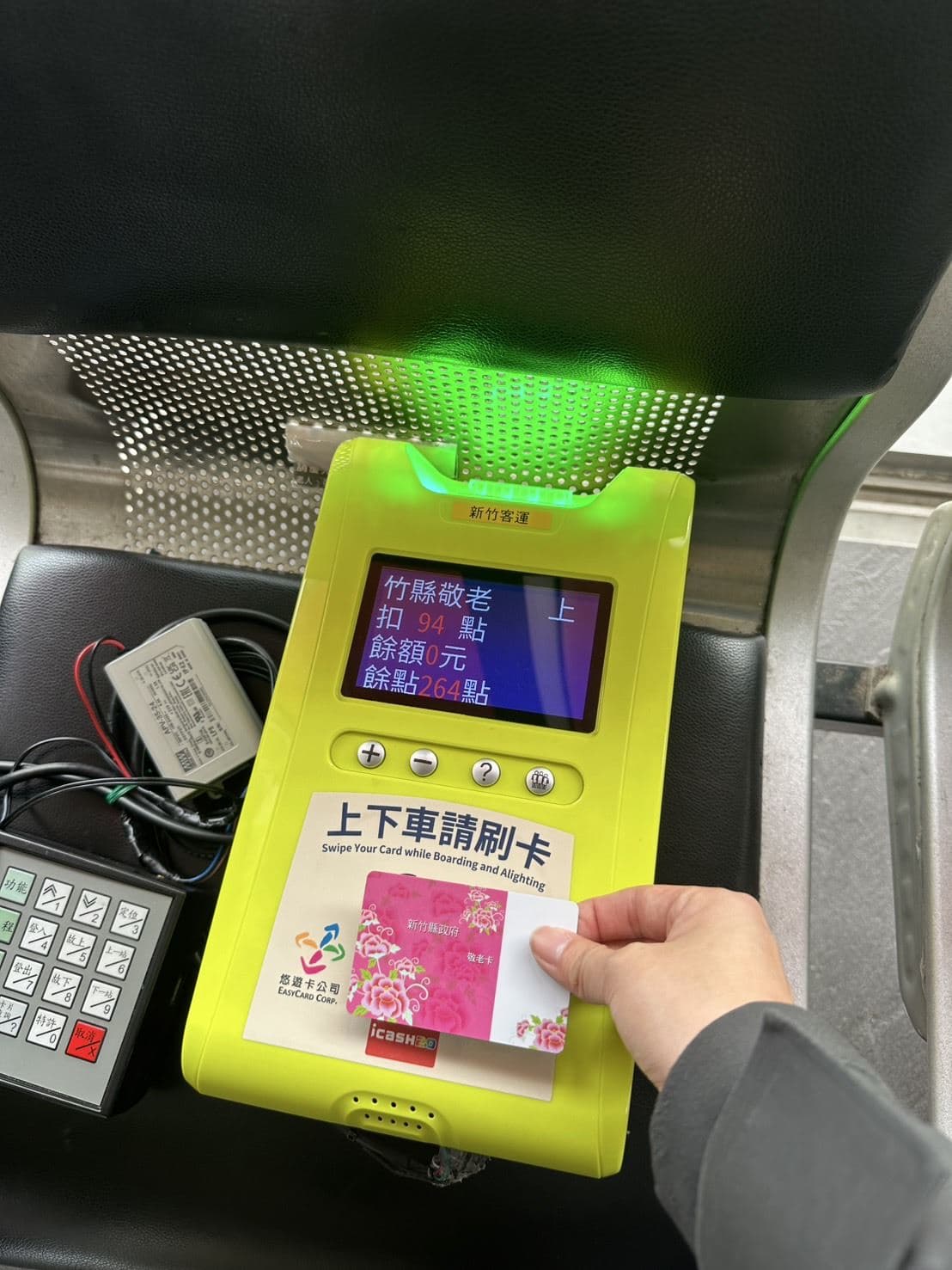 竹縣敬老愛心卡12月19日起將新增4條國道客運路線，可搭乘至台北、台中、林口等地。（竹縣社會處提供）